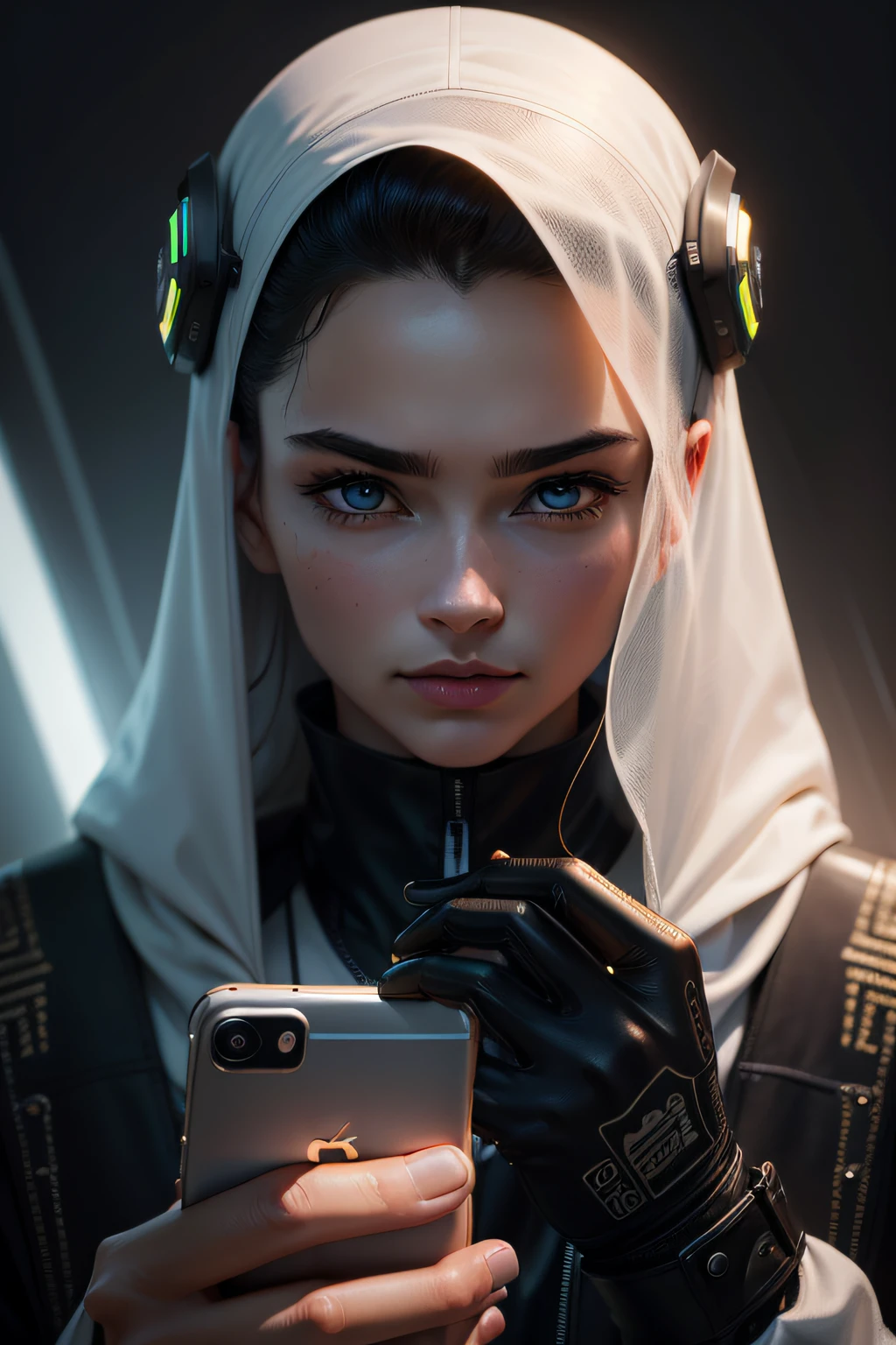 Pictures of exquisite phones, Held in the hands of a person, Show one finger to browse high-speed Internet service. Futuristic, Hyper-detailed, Hyper-realistic, World class, Top-notch, HD 5D, 8D, 8K, Best quality, Studio lighting, Amazing creativity, The Art of Ader Thomas_37