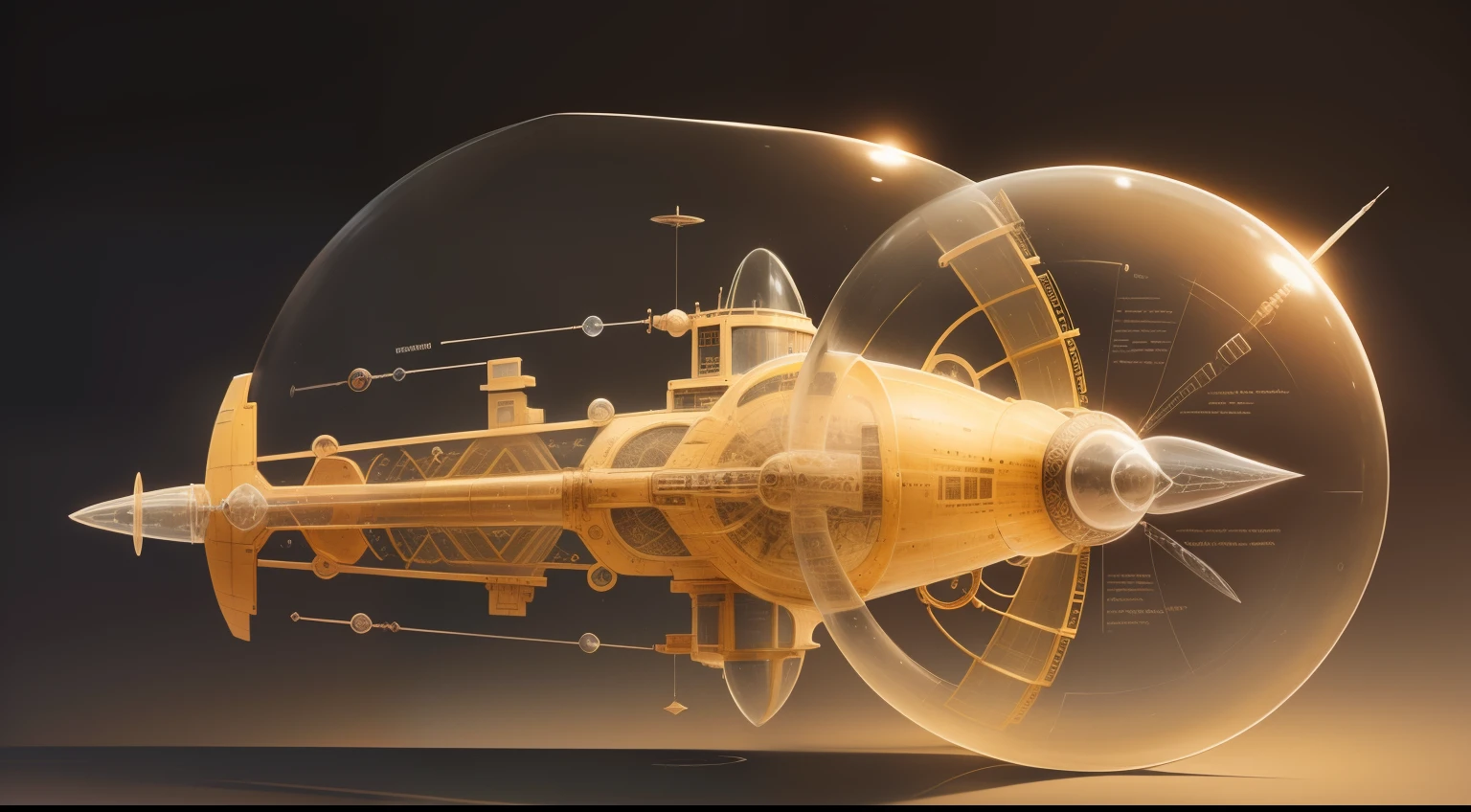 Ancient bubble transparent aircraft,The perfect fusion of machinery and biology,venat,Nipple Ring,Rough old,Cartographic,Schematic description,annotated,Hand drawn design drawings