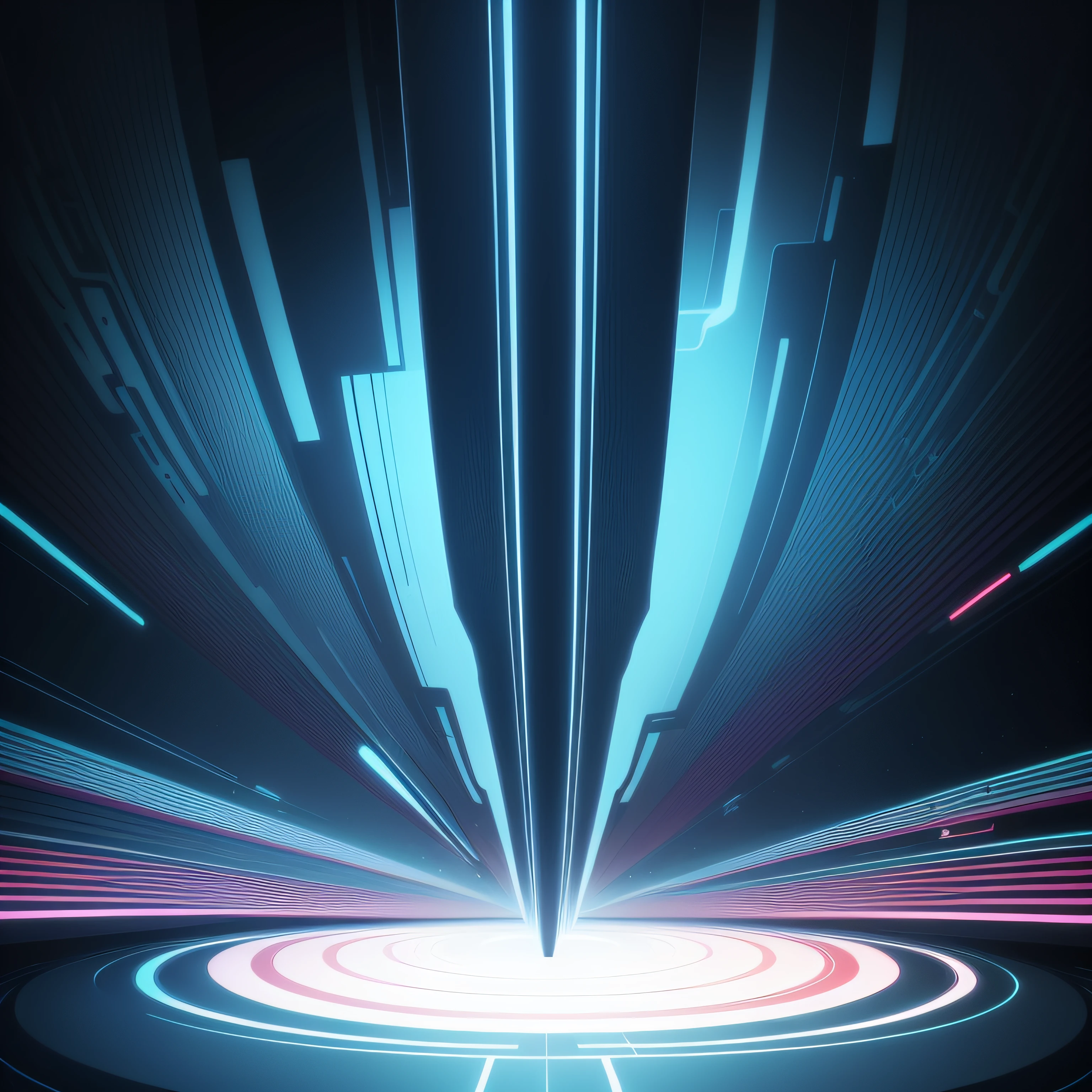 beautiful technology pattern background, illustration, vector, gradient background,