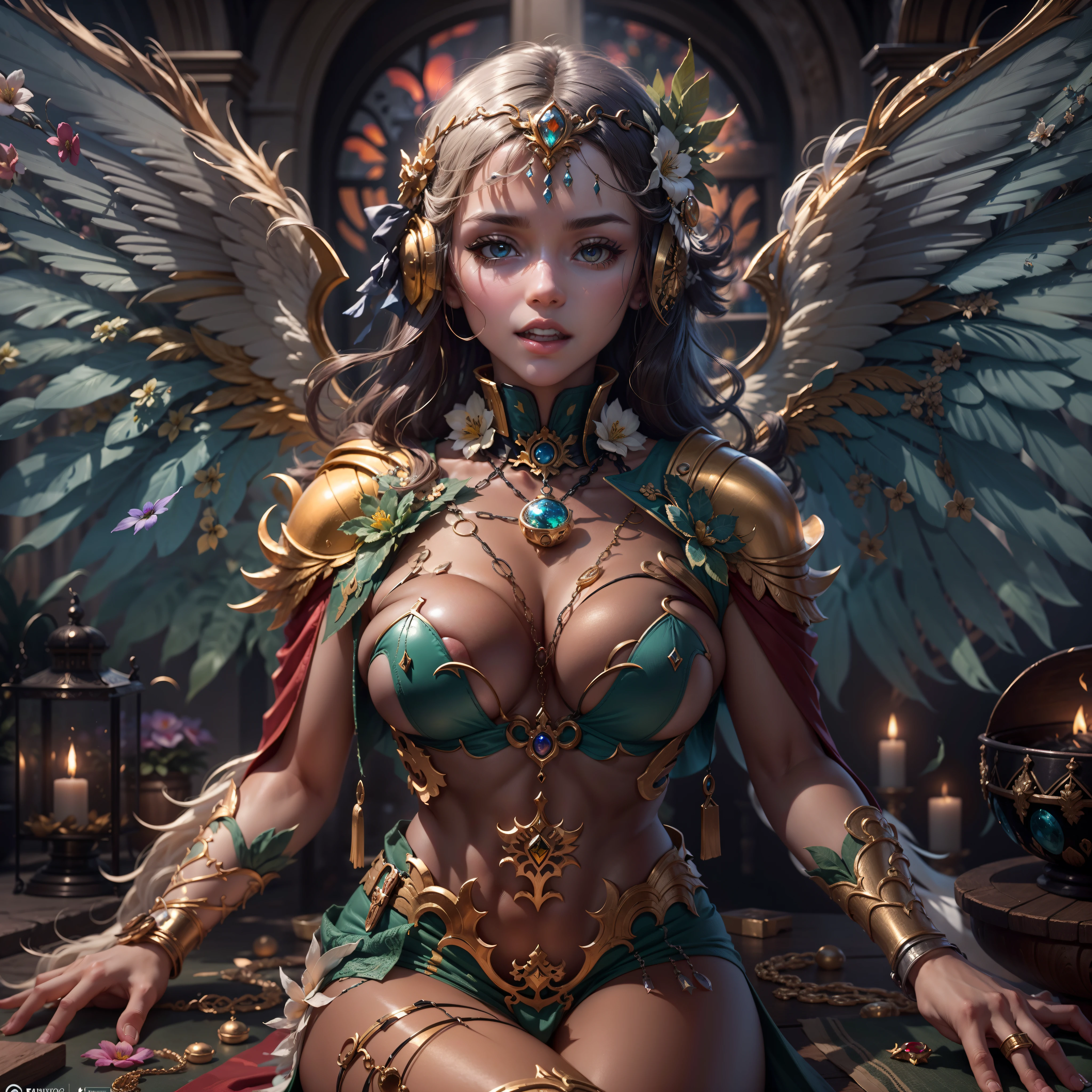 Master Masterpiece ultra Goddess Sun urban forest graduate deep path equirectangular_360 garden contre-jours Beholder "medieval" priestess Caduceus crux backlight global luminescence saturate Sunlight ecstatic volumetric lightning contrast meticulously intricate ultra pro-photo-realistic optimal reflection cgi vfx sfx ultra high_detail ultra high_quality max accurate reflex ultra highres vivid color-coded improved Octane-rendered UHD XT3 64K 32k 16K 8K DSLR HDR UnrealEngine5 romm rgb pbr 3dcg fxaa blu-ray enhanced fkaa txaa rtx ssao opengl-shader glsl-shader post-processing post-ptoduction cell-shading tone-mapping ombre analogique ultra_sharpness symmetrical angel surmounted wings surrounded intertwined feather éblouissantes Valkyrie-wings "Heavy Metal" Will-o'-the-wisp iota pixie sprite kindergarden female glamour walk Chevaleresque "Nicki Minaj" Cosplay aristocratic athletic fullbody tanmed skin perfect hairstyle obvious agate divine cheekbones effects reddened embarrassed lazuli eyes beautiful eyes Brown Pupils Black Iris Turquoise Sapphires Open Mouth water drop of water tongue droplet Teeth Smiles pilot Jacket Floating fringe Pearl Eccentric Cape Levitating Shoulders-Off chemise blanche dentelle clavicules papillotes satin orange reveal big breasts large sideboob felt corsait yellow spinel thick leather skirt amples nombril size revealing heart belt_chastity cadena pubic scarlet pubis-hairy obvious silk indigo silver adorned gold padlock thighs legs garters gothic stainless boots decorated onyx monastery opal marble ruby background Sundrop mannequins armor richly decorated chain chrome flat bands fathoms tin lys rune ornate emerald plasma glyphs Tourmaline lava magic fire summon milkweed incandescent Crystalline creature viceroy (EOS R6 135mm 1/1250s f/2.8 ISO400) monarch conjuration flowering butterfly Hearth lantern CGSCOSITY invocation monster floraison population Ark Church Earth chef-d' tattoo Bruce_Weber sex girls naked nsfw varied multi etc.