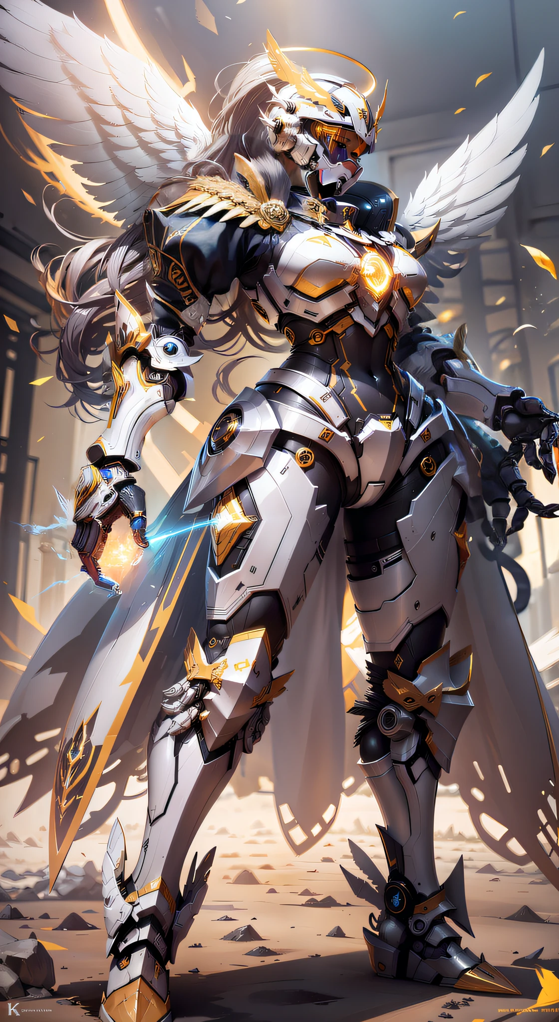 Raised mech arm