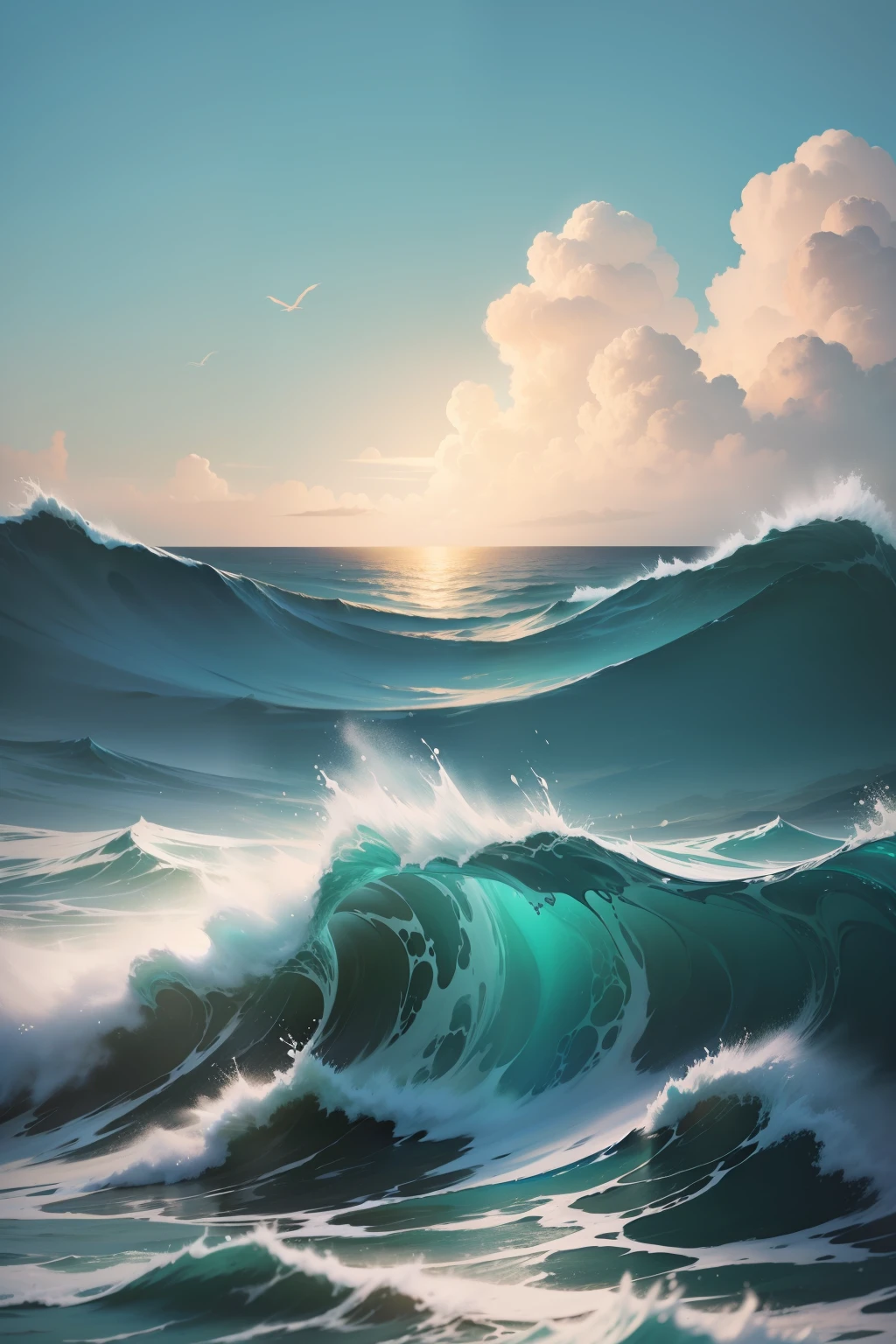 Summer, sun, ocean, beach --v 6