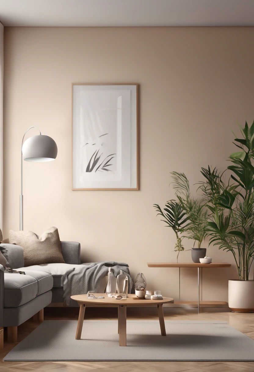 Sitting at home on a table in the living room with an Ikea minimalist style and light background, captured through product photography, shot with a Nikon camera, overall soft and bright, focused on a shallow depth of field in the middle ground, multi-layered, 16k HD photography