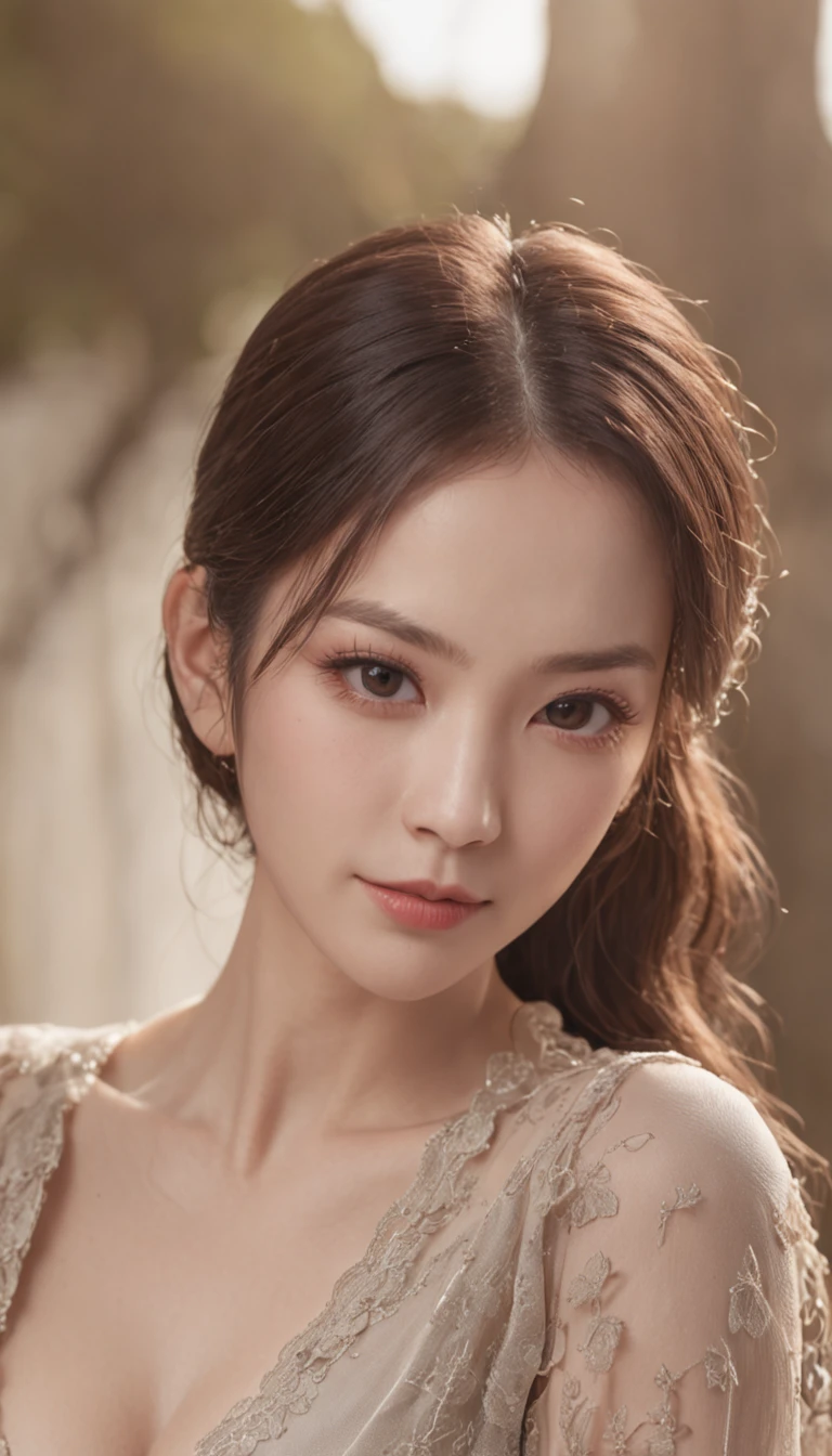 Kizi,Asia face,Casual wear,ssmile,High-quality images,Masterpiece level quality,Highly detailed CG scenes,full bodyesbian