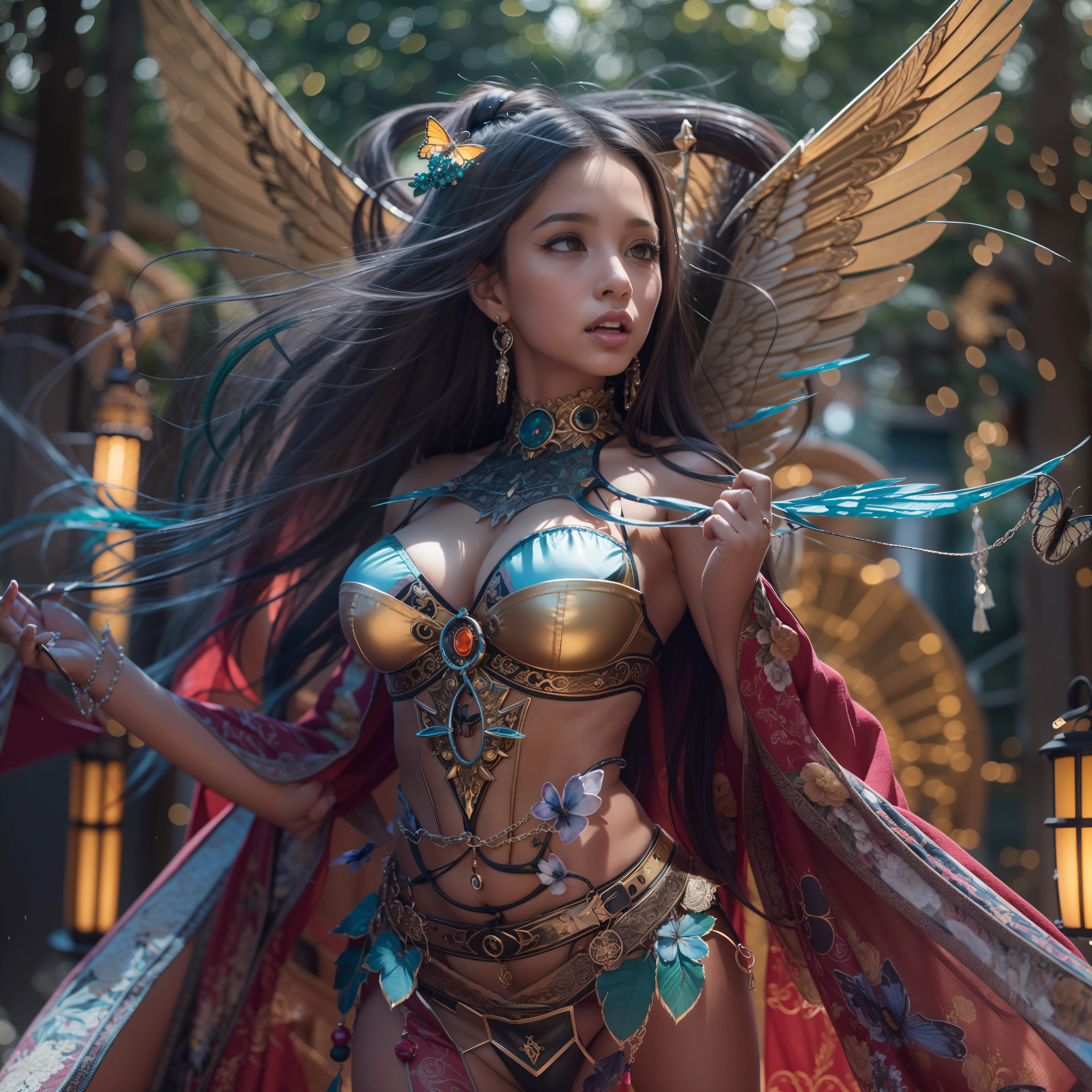 Master Masterpiece ultra Goddess Sun urban forest graduate deep path equirectangular_360 garden contre-jours Beholder "medieval" priestess Caduceus crux backlight global luminescence saturate Sunlight ecstatic volumetric lightning contrast meticulously intricate ultra pro-photo-realistic optimal reflection cgi vfx sfx ultra high_detail ultra high_quality max accurate reflex ultra highres vivid color-coded improved Octane-rendered UHD XT3 64K 32k 16K 8K DSLR HDR UnrealEngine5 romm rgb pbr 3dcg fxaa blu-ray enhanced fkaa txaa rtx ssao opengl-shader glsl-shader post-processing post-ptoduction cell-shading tone-mapping ombre analogique ultra_sharpness symmetrical angel surmounted wings surrounded intertwined feather éblouissantes Valkyrie-wings "Heavy Metal" Will-o'-the-wisp iota pixie sprite kindergarden female glamour walk Chevaleresque "Nicki Minaj" Cosplay aristocratic athletic fullbody tanmed skin perfect hairstyle obvious agate divine cheekbones effects reddened embarrassed lazuli eyes beautiful eyes Brown Pupils Black Iris Turquoise Sapphires Open Mouth water drop of water tongue droplet Teeth Smiles pilot Jacket Floating fringe Pearl Eccentric Cape Levitating Shoulders-Off chemise blanche dentelle clavicules papillotes satin orange reveal big breasts large sideboob felt corsait yellow spinel thick leather skirt amples nombril size revealing heart belt_chastity cadena pubic scarlet pubis-hairy obvious silk indigo silver adorned gold padlock thighs legs garters gothic stainless boots decorated onyx monastery opal marble ruby background Sundrop mannequins armor richly decorated chain chrome flat bands fathoms tin lys rune ornate emerald plasma glyphs Tourmaline lava magic fire summon milkweed incandescent Crystalline creature viceroy (EOS R6 135mm 1/1250s f/2.8 ISO400) monarch conjuration flowering butterfly Hearth lantern CGSCOSITY invocation monster floraison population Ark Church Earth chef-d' tattoo Bruce_Weber sex girls naked nsfw varied multi etc.