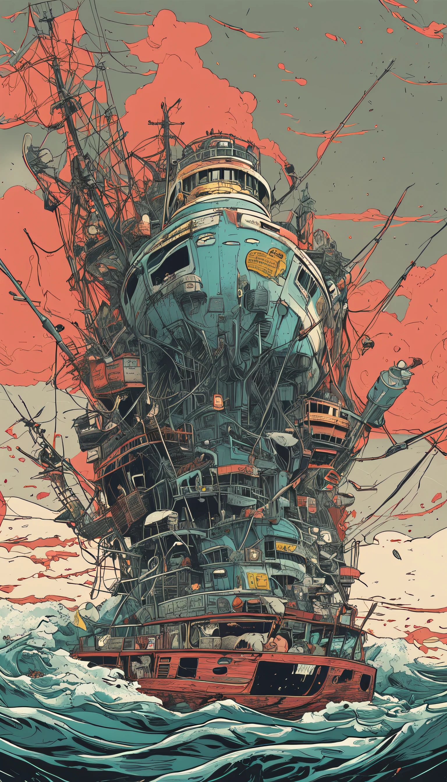 Pacific Ocean Pollution Nuclear Wastewater Japanese Marine Animal Carcasses Horror Darkness Armageddon Beach Death Day Mechanical Animals Body Pain Full of Loopholes Marine Animals Call for Help Countless Dead and Wounded Humans and Demons Floating Corpses in the Ocean Fish Death