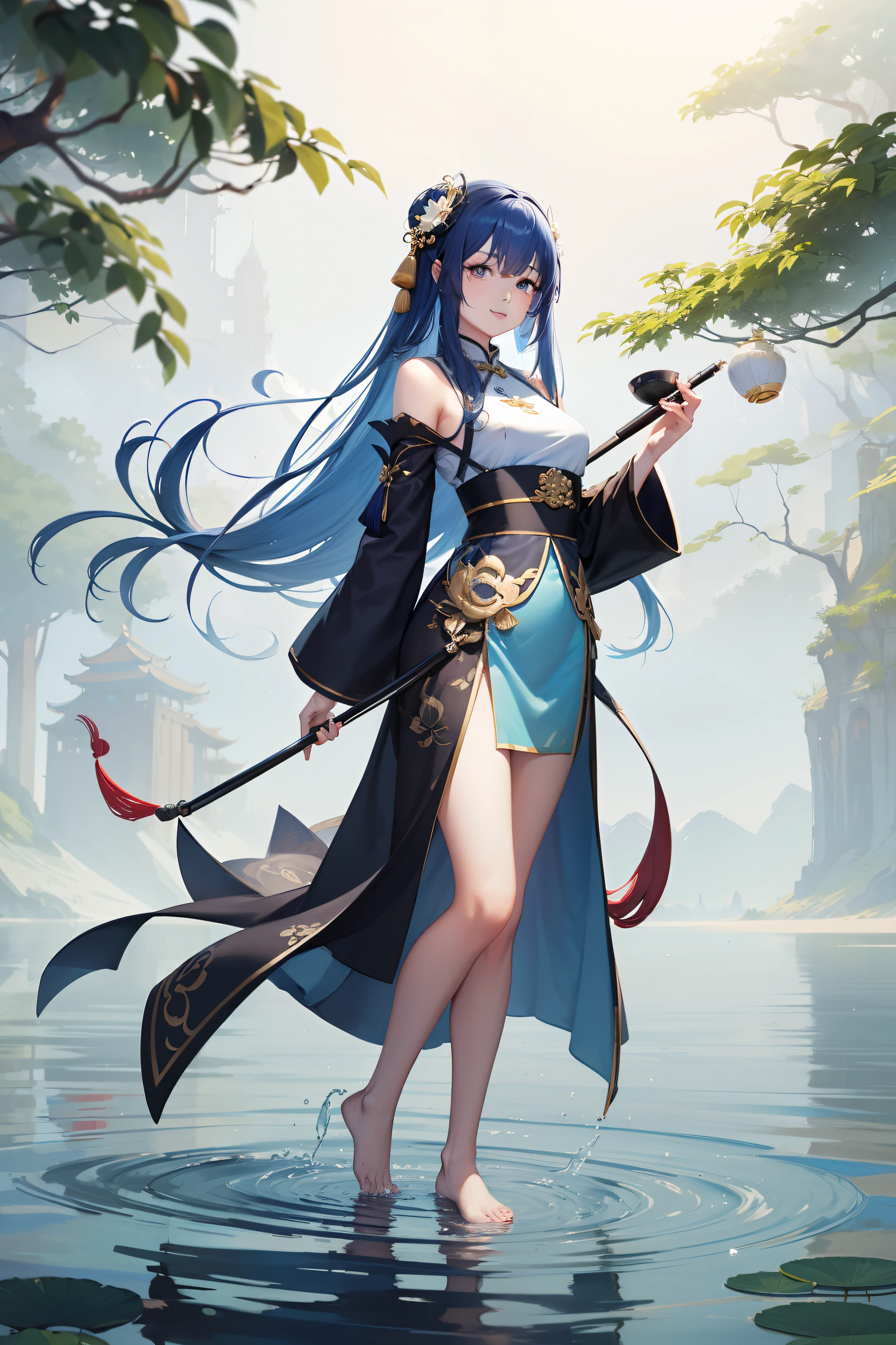 Night party painting, FULL picture HD movie-style images