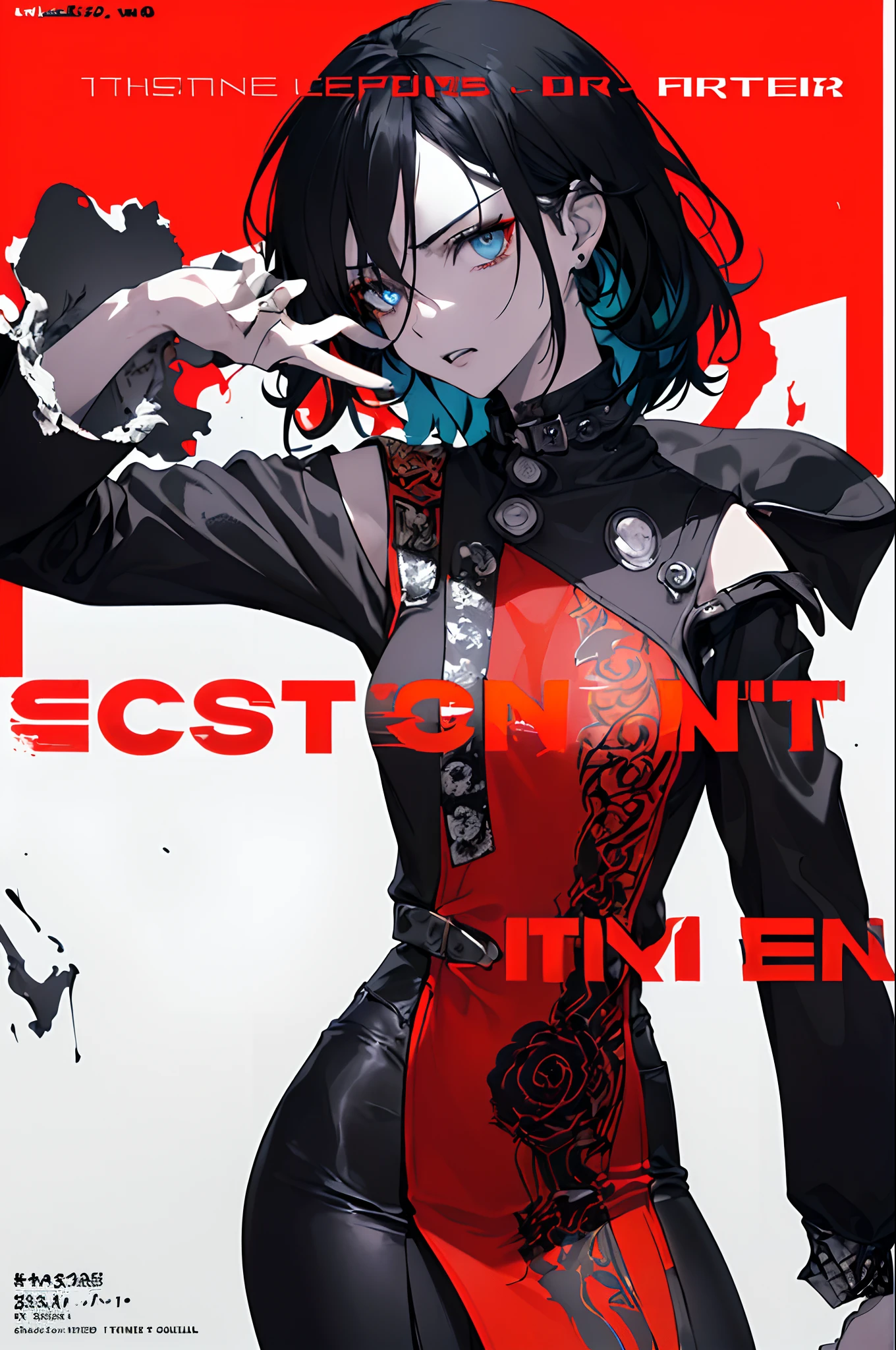 ((((dramatic))), (((gritty))), (((intense))) film poster featuring a young woman as the central character. She stands confidently in the center of the poster, wearing a stylish and edgy outfit, with a determined expression on her face. The background is dark and gritty, with a sense of danger and intensity. The text is bold and attention-grabbing, with a catchy tagline that adds to the overall feeling of drama and excitement. The color palette is mainly dark with splashes of vibrant colors, giving the poster a dynamic and visually striking appearance,tachi-e
(magazine:1.3), (cover-style:1.3), fashionable, woman, vibrant, outfit, posing, front, colorful, dynamic, background, elements, confident, expression, holding, statement, accessory, majestic, coiled, around, touch, scene, text, cover, bold, attention-grabbing, title, stylish, font, catchy, headline, larger, striking, modern, trendy, focus, fashion,