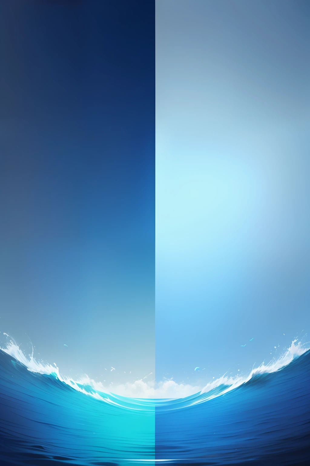 a clean picture using as background, with gradient blue, transitioning from light blue at the top to deep blue at the bottom.