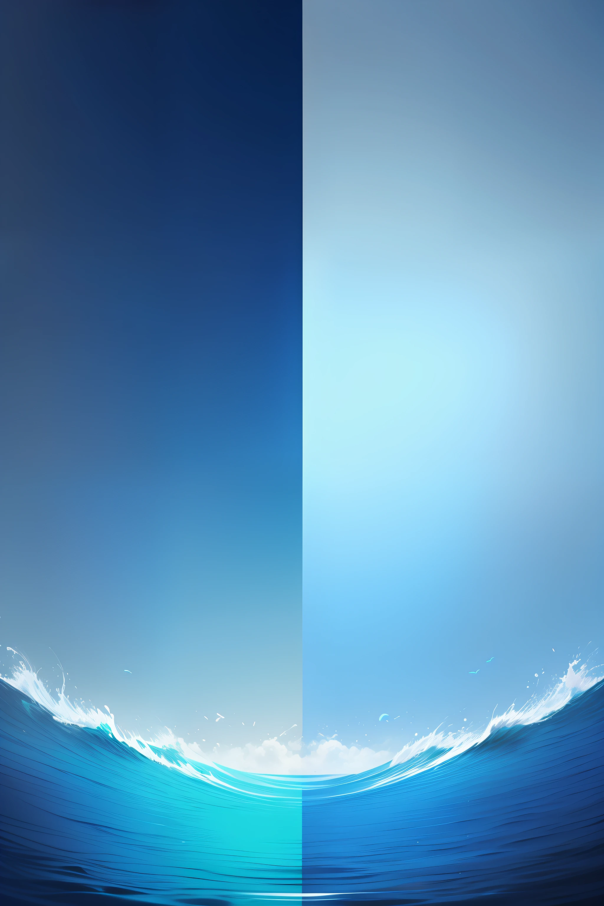 a clean picture using as background, with gradient blue, transitioning from light blue at the top to deep blue at the bottom.