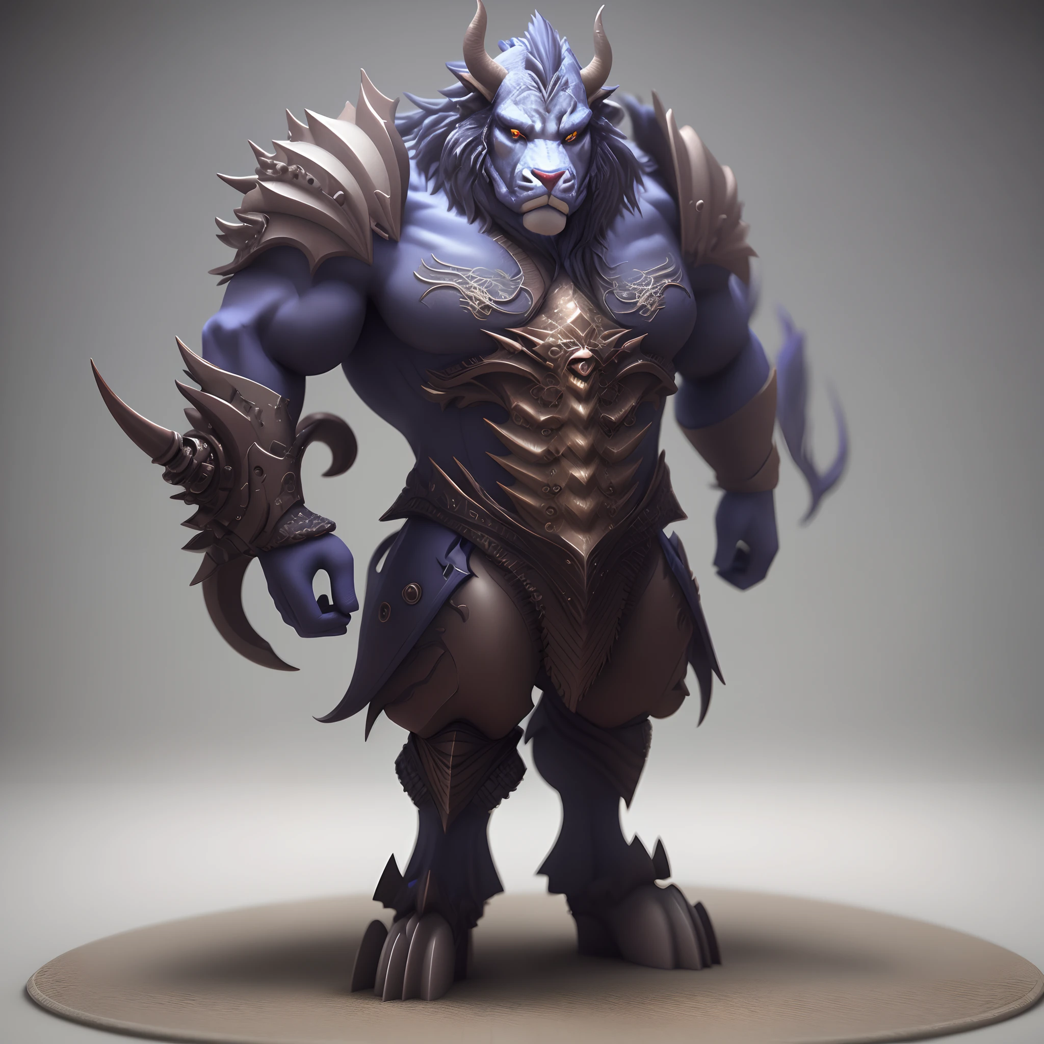 Libra zodiac sign beast as hybrid, can stand up straight but still looks like a beast
3d render, blender, beautiful