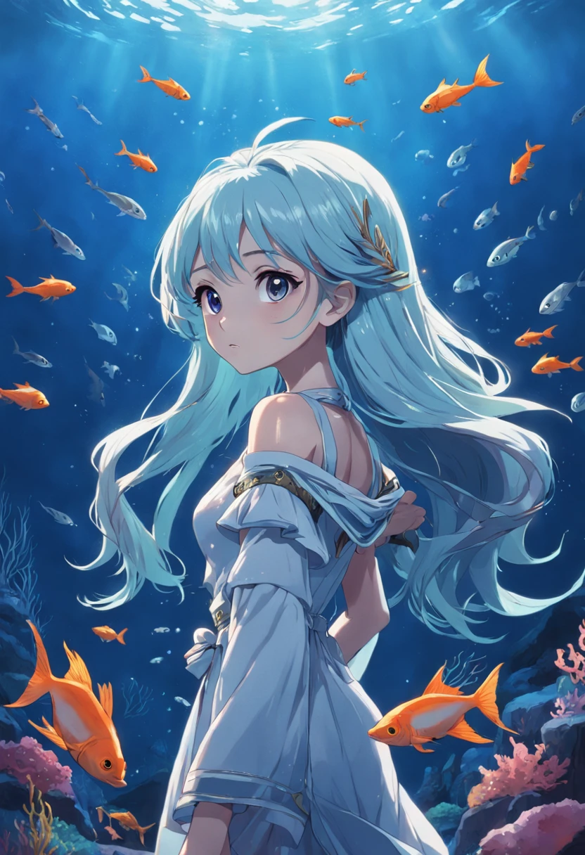 sea princess Pirana fish at deep water