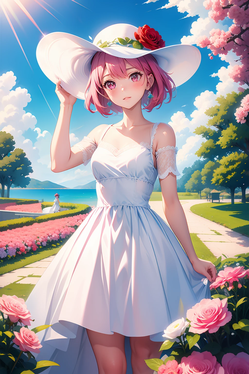 [(Transparent background:1.5)::5],(((Masterpiece))),(((Best quality))),(((Extremely detailed))),illustration, 1girll,Solo,mysterious,vivd colour,Shiny, the trees,(Colorful random hair),(Purple eyes), full bodyesbian,Wet,Barefoot,Long hair tranquility nature, Koi,Underwater, float in the water,Sparkling,Dynamic actions,Lens perspective,(((Box composition))), voluminetric lighting, multi colored eyes, Detailed eyes, ultra - detailed,Light smile, Highly detailed, Beautiful, beautifullegs,tempting pose,small detailed, Ultra detailed, Best quality, Intricate, 4K, 8K, trending on artstationh, Good , Beautiful lighting, Award-winning,Bigchest,orient,petals,Falling