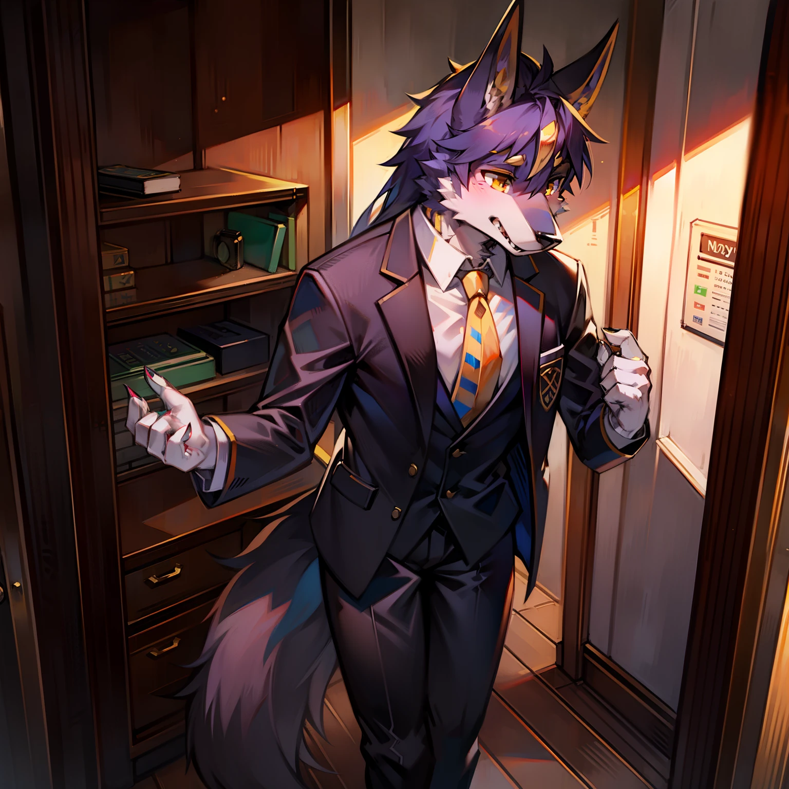 Business suit、Anubis Wolf