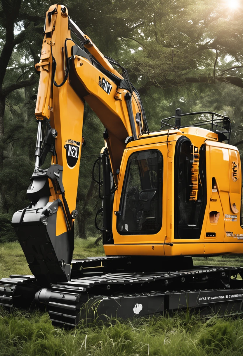 Japan excavator(Excavator)in the、Its unique design features、Functionality、and focuses on the advanced technological elements incorporated into its structure、Please create a detailed description。
