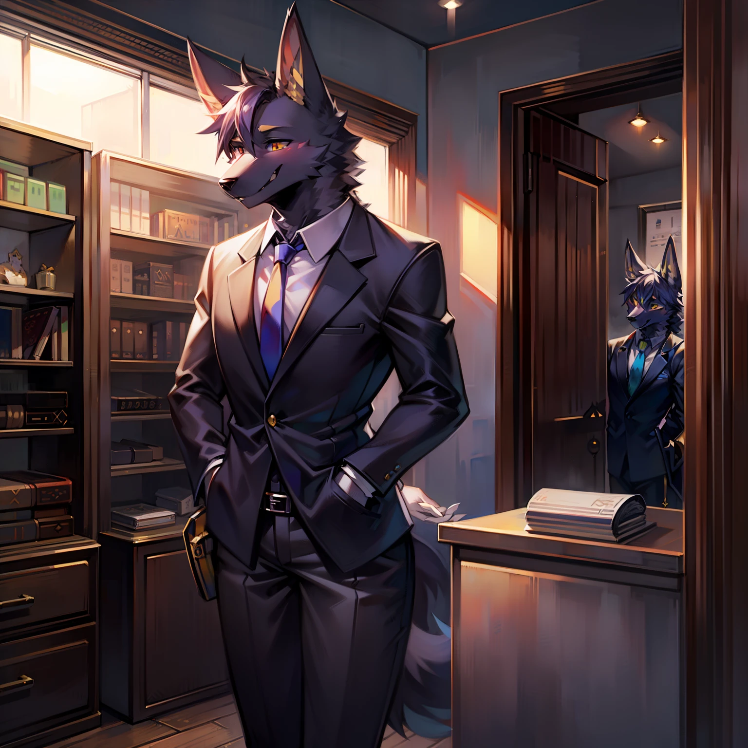 Business suit、Anubis Wolf