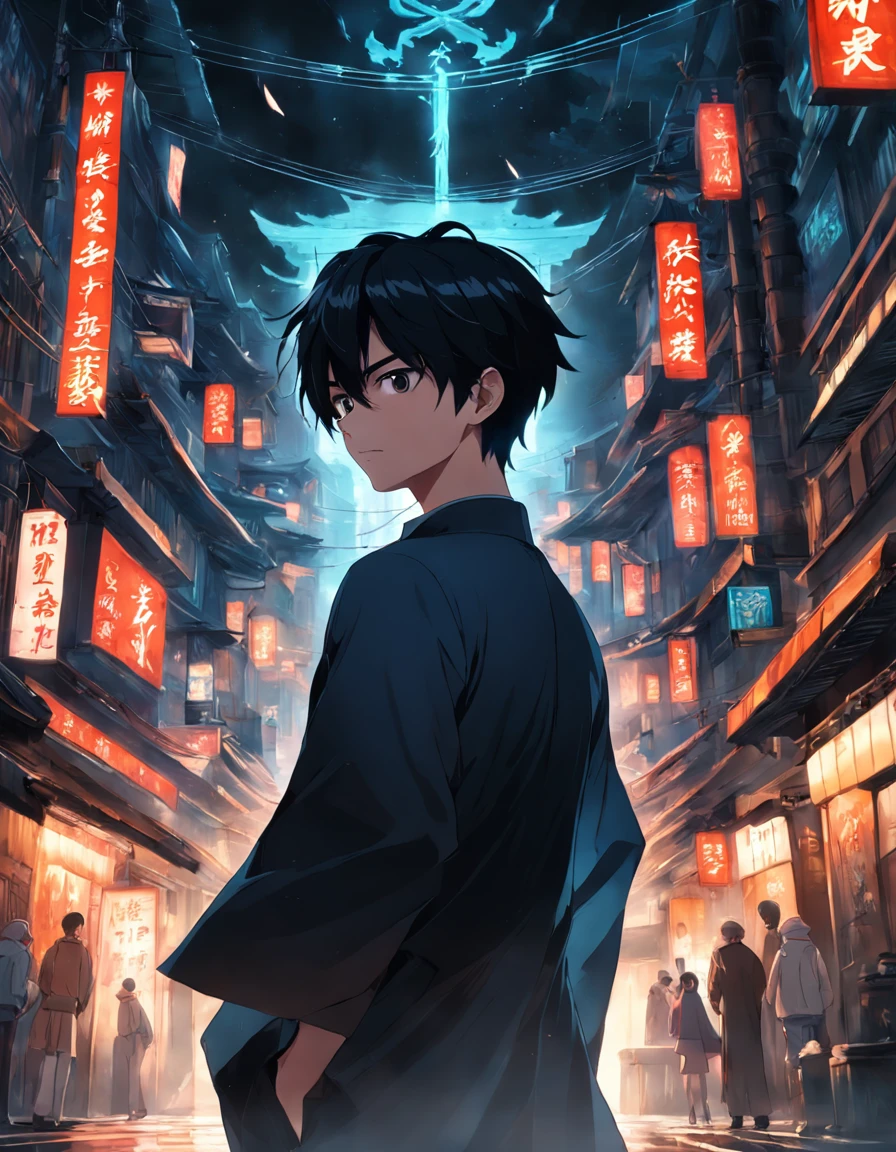 1 man,Adult men,Handsome,handsome,black color hair,Hit the workers,Glowing stone in hand,cultivating immortals,,inside in room,Modern renovated house,城市,