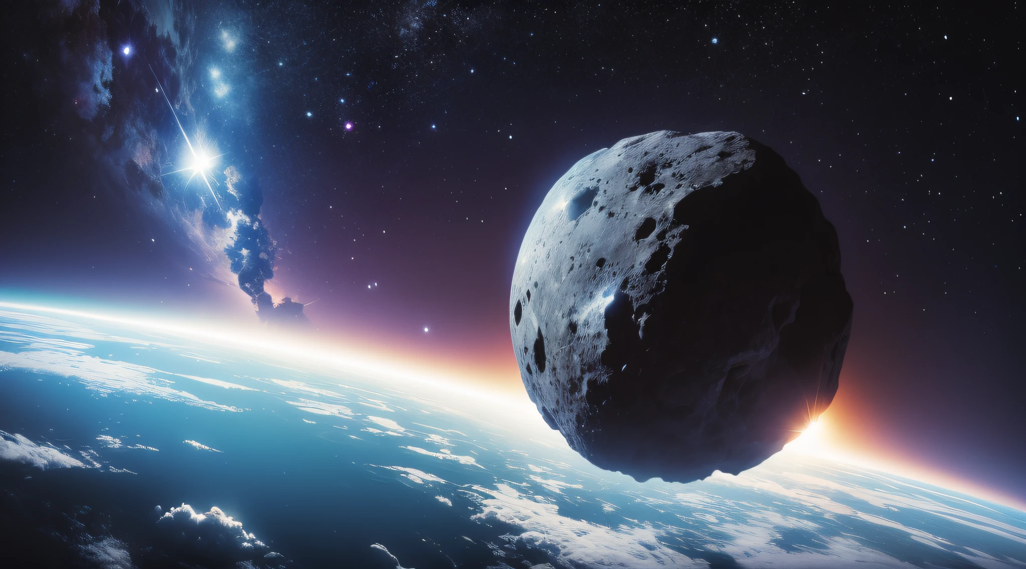Asteroid auf der Erde