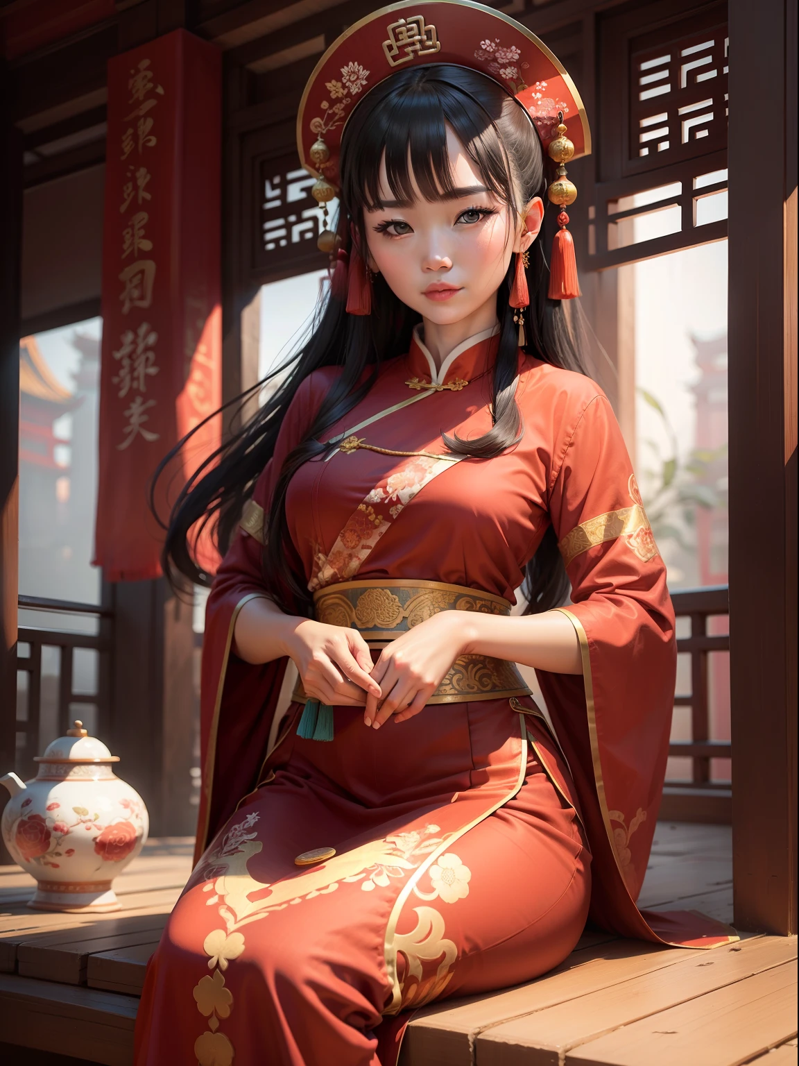 woman, China, ancient, traditional
