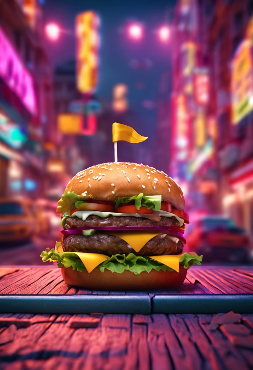 Hamburguer background