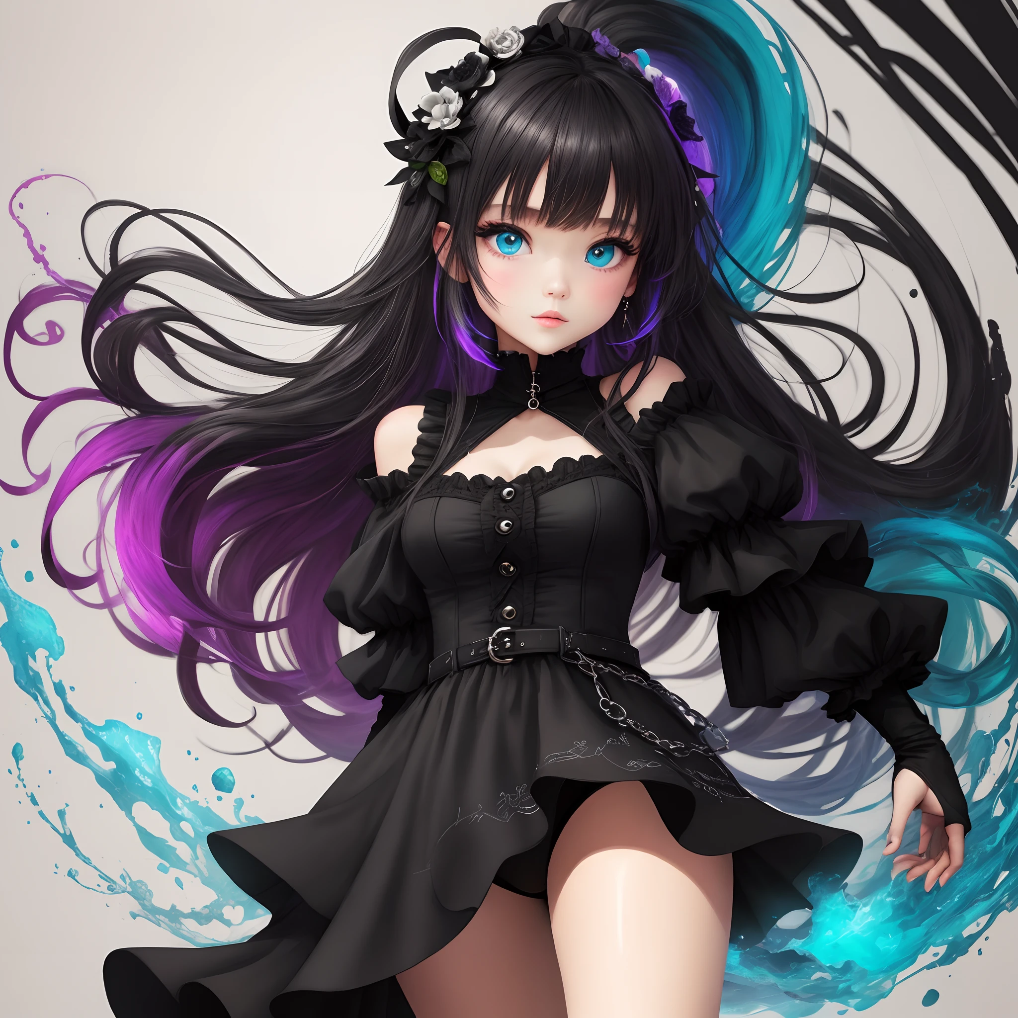 Colorful black