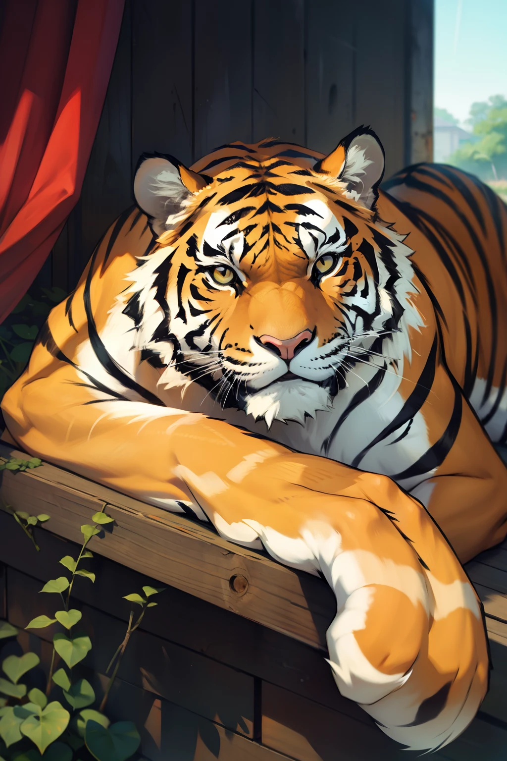 a tiger