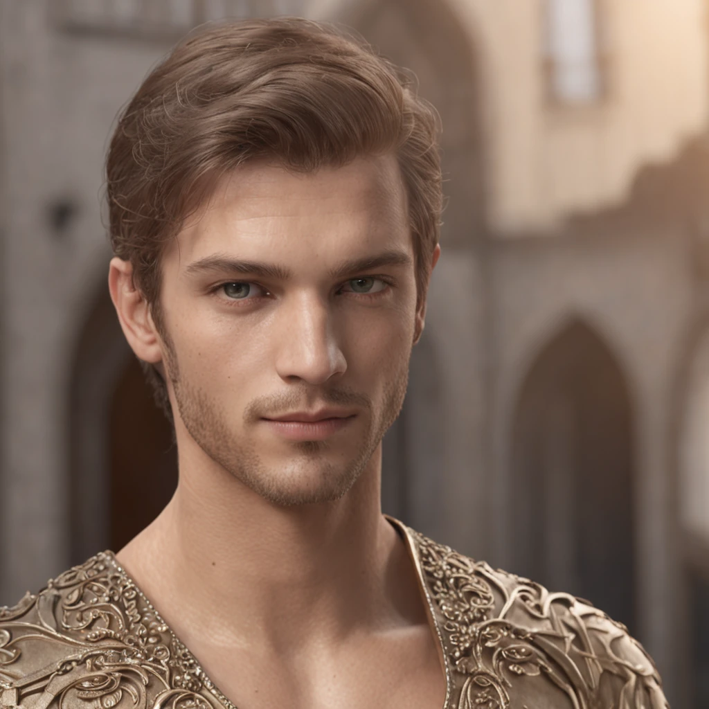 (Professional 3D rendering:1.3) de (Realistic:1.3) foto de um homem lindo bronzeado, homem branco bronzeado, Black chic elven tunic with silver accents, cabelo preto curot e meio despenteado, (olhos cinza: 1,35), queixo quadrado, rosto na formato diamante, olhos azuis acinzentados e penetrantes, Standing in front of a terrace in the Italino Renaissance style, 80 mm, bokeh, efeito de massa , close-up, fantasia, medieval, fking_cinema_v2