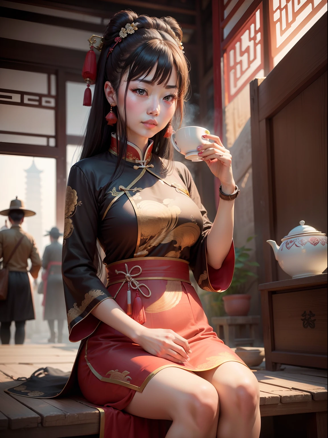 woman, China, ancient, traditional