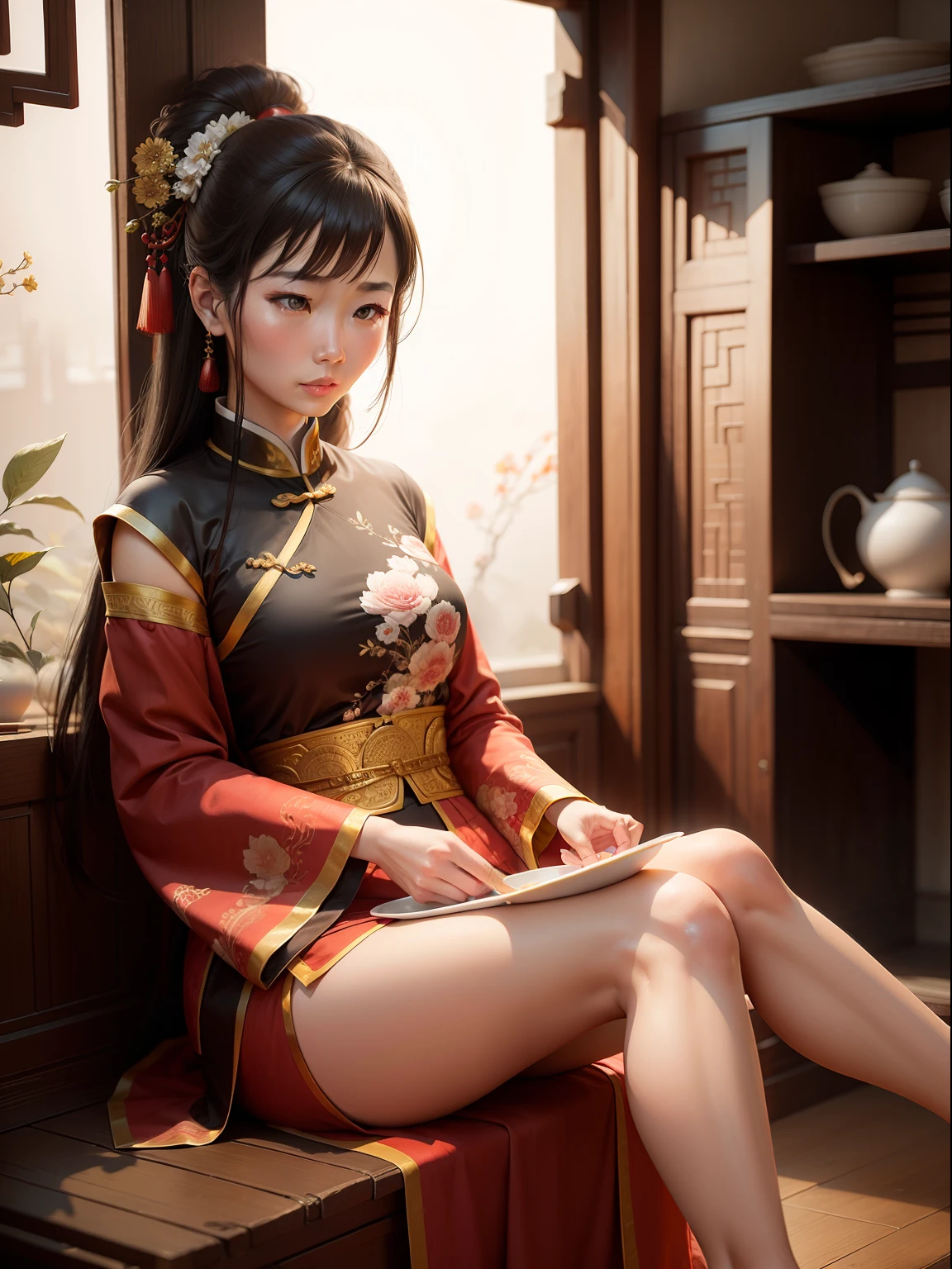 woman, China, ancient, traditional