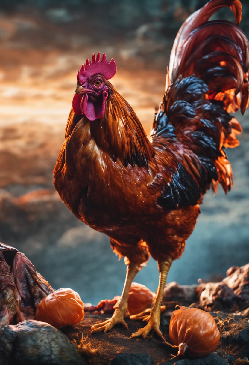 Suit chicken，A chicken，Fried chicken，