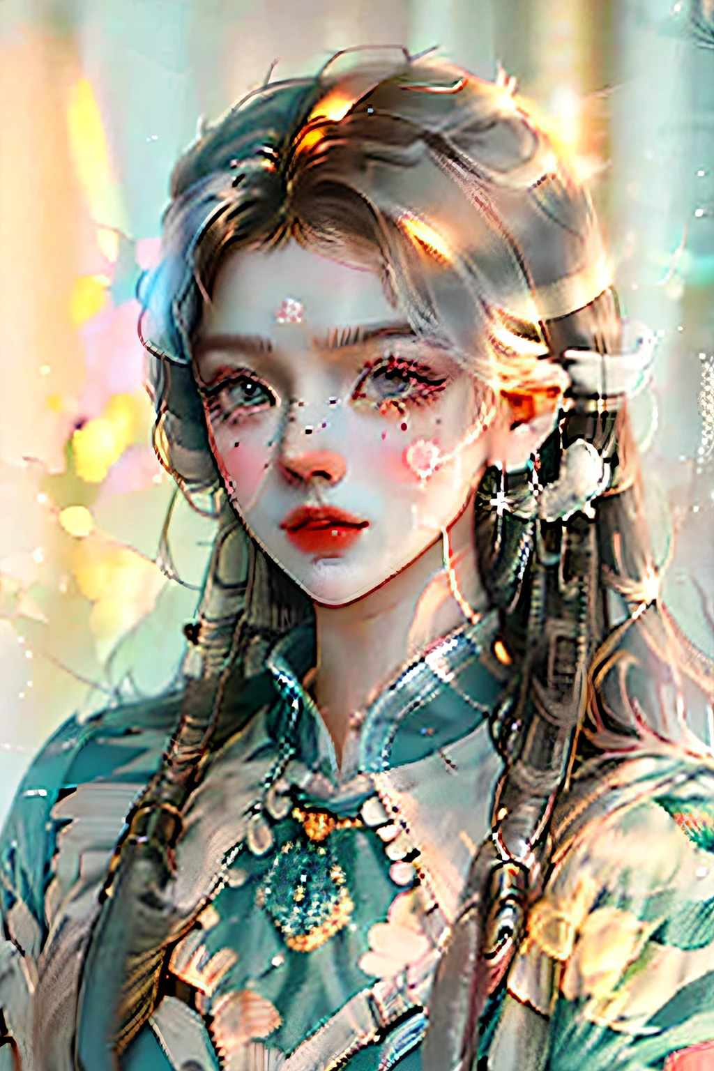 1 big eye,Moe girl,quadratic element,Day Man Girl,high school senior,Light,Girly,adolable,brunette color hair,Pure desire,(Carefully portray the face);
2.(Carefully portray clothes),Cold white skin,(Carefully portray blush),1080p,suns,Soft cute,Smooth hair,Messy beauty,lamplight,Sense of brokenness; --auto