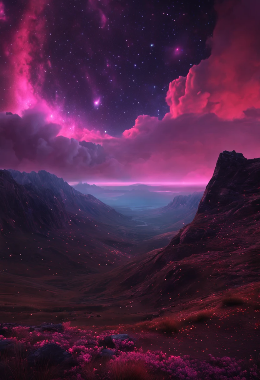 Clear, kosmos, starrysky, Background with, Extraordinary