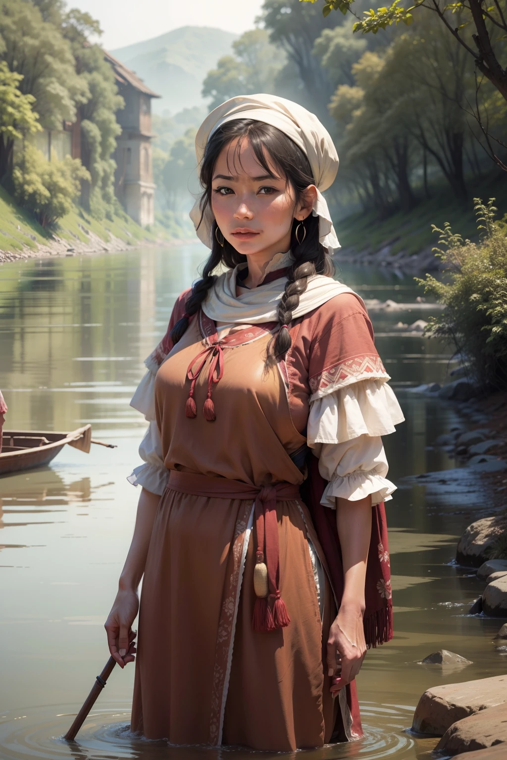 a river Women 30 years