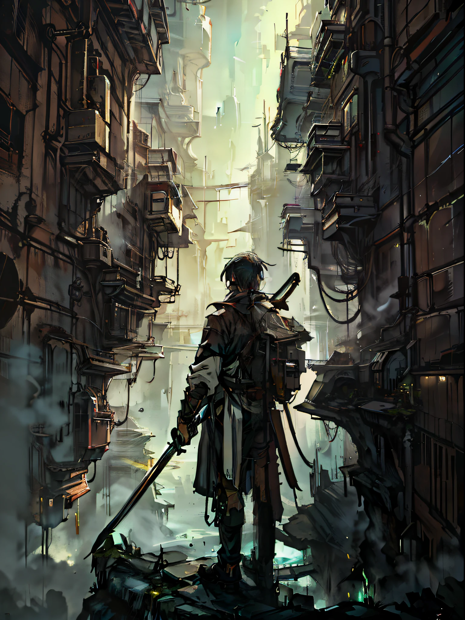 The lonely swordsman of the end of the world