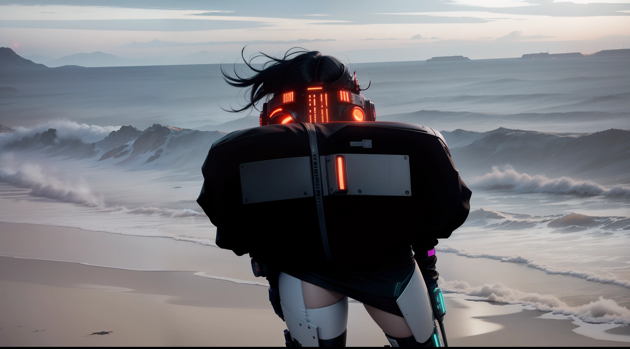 Make it look cyberpunk and high resolution