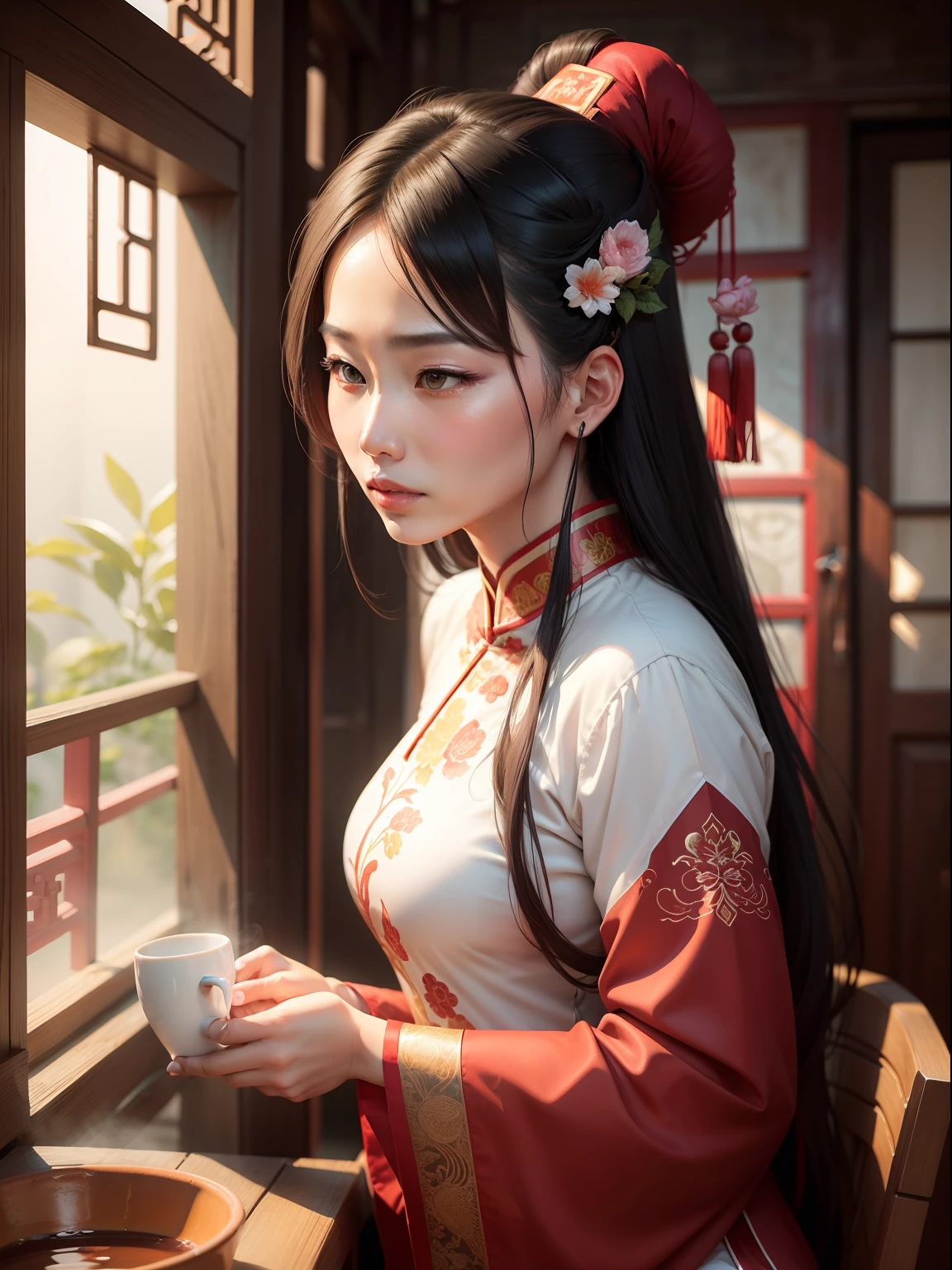 woman, China, ancient, traditional