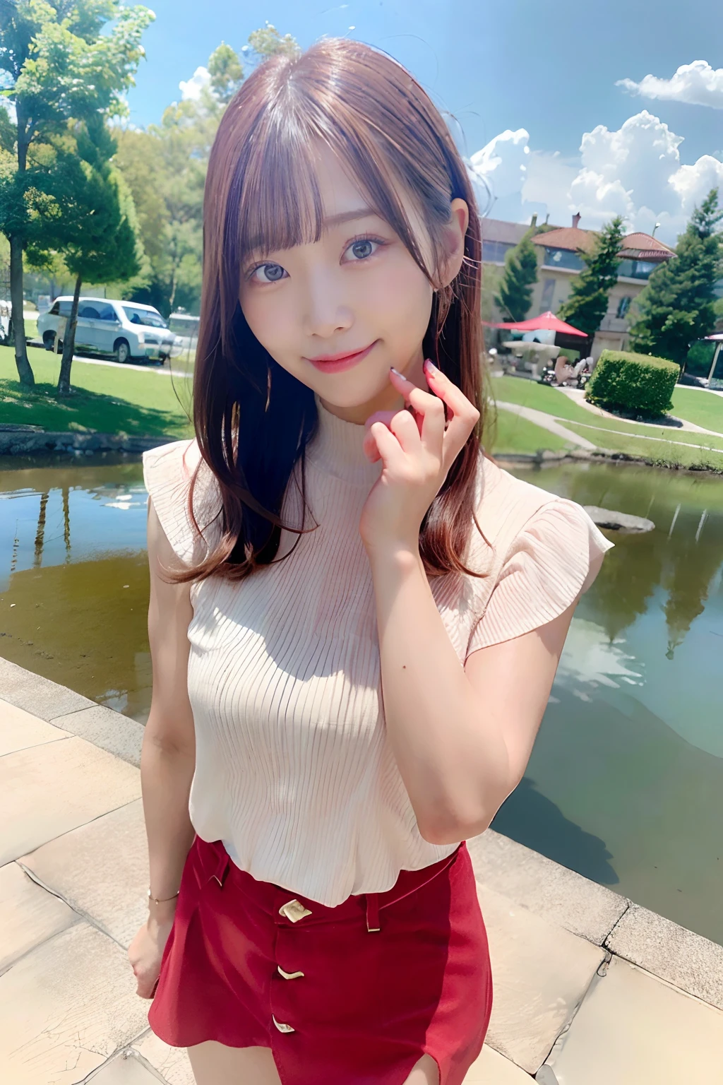 (masterpiece:1.3), (8K, Photorealsitic, Raw photography, Top image quality: 1.4), Japan high school girls、(Random hairstyles:1.2)、(large boob)、Super Detail Face、Eye of Detail、二重まぶた、foco nítido:1.2、prety woman:1.4、light brown hair、top-quality、超A high resolution、(Photorealsitic:1.4)、moonlights:1.1、slender、A smile、(Looking at the camera)、(outside of house、natta:1.5)、Walking around the city、(White crop top:1.4)、(Tight black mini skirt:1.3)、miniskirt is black、I'm wearing gray sneakers、(The chest is visible)、NSFW、Erotic、