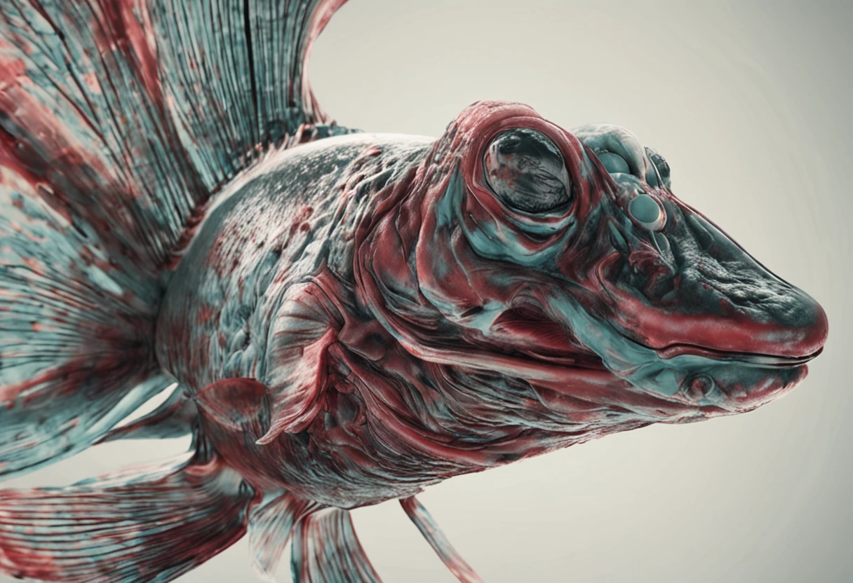 Cinematic graphics,Little Japan emits nuclear wastewater polluted oceans,Nuclear mutated marine life,immensity,eerie,frotting,contortion,uncanny,blood vess,closeup cleavage,Light attenuation,Glow effects,depth of fields,high light,Real light,Ray traching,oc rendered,Hyper-realistic,best qualtiy,8K,Works of masters,super-fine,Detailed pubic hair,Correct anatomy,sharp focus on eyes,Bokeh,Facial features are carefully depicted,