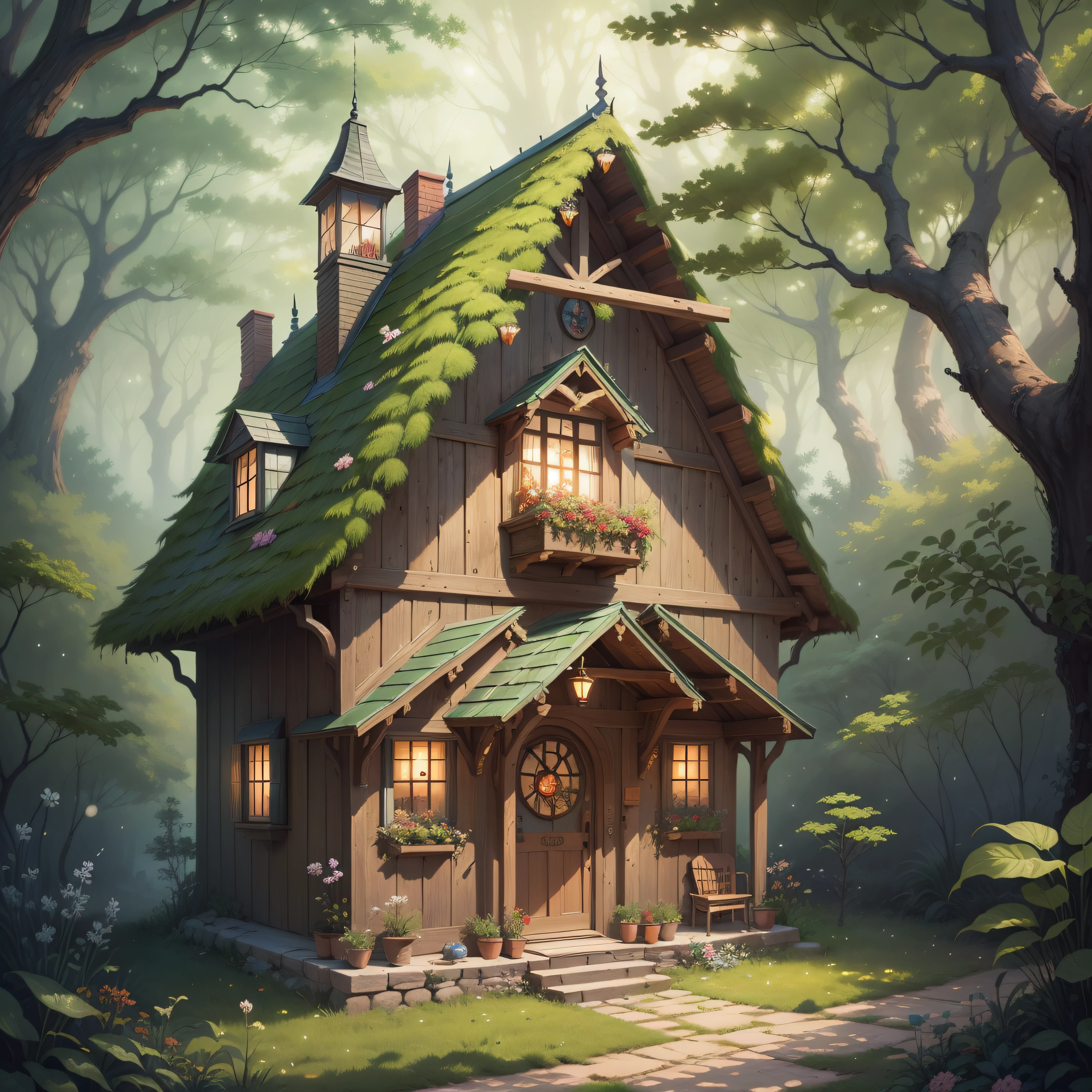 Having a book,There is a fairy tale house inside, Storybook fantasy, Magic Book, fantasy book illustration, Storybook art, story book, fantasy fairytale story, fantasy book, beautiful adult book fairy, very magical and dreamy, Storybook style, storybook illustrations, storybook realism, storybook illustrations, romantic storybook fantasy, stories