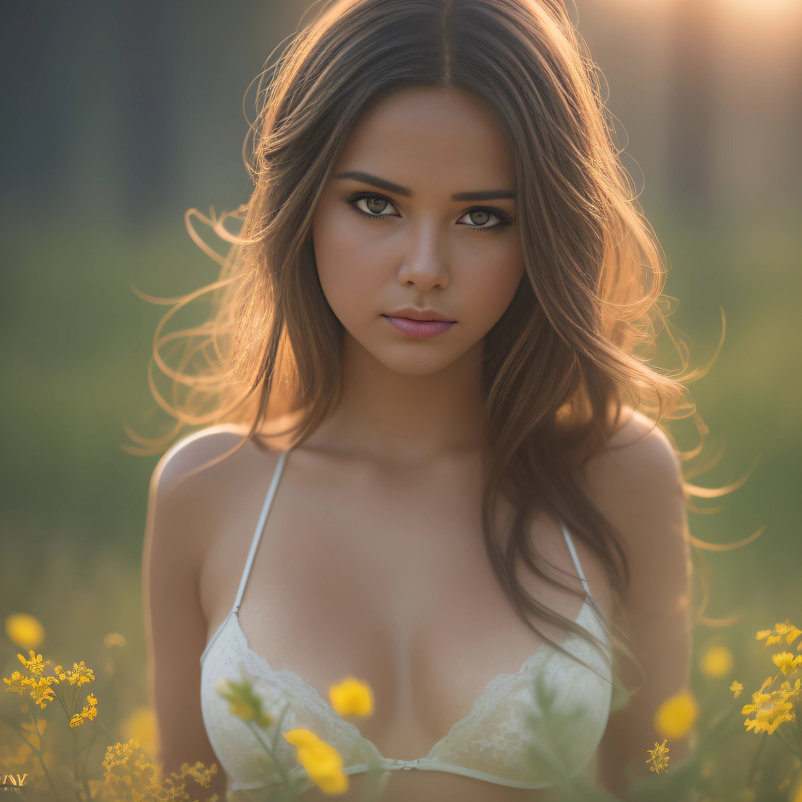 stunning midsummergirl, princess, sweaty, sunlit, dripping, skimpy disheveled panties, leaning back, 8K,Best quality, masterpiece, ultra high res, (photorealistic:1.4), raw photo, (Authentic skin texture:1.3), (film grain:1.3), 1girl, beautiful detailed eyes and face,masterpiece, best quality, godrays and fireflies and dust, pastel dreamy light, bathing in backlighting, opening buttons, sunrays, petals falling, roses, fog, haze, sunlit, in attic covered in flowers and petals, godrays, cozy, morning dew, backlighting, hazy, golden hour, morning light, erotic mood, countryside, masterpiece, best quality, ultra-detailed, solo, smoke, shadows, contrast, cinematic light, side lighting, ultra high resolution, best shadow, RAW, 4k, ultra-realistic style, detailed face, colofUnreal Engine 5, Cinematic, Color Grading, portrait Photography, Ultra-Wide Angle, Depth of Field, hyper-detailed, beautifully color-coded, insane details, intricate details, beautifully color graded, Unreal Engine, Cinematic, Color Grading, Editorial Photography, Photography, Photoshoot, Shot on 70mm lens, Depth of Field, DOF, Tilt Blur, Shutter Speed 1/1000, F/2