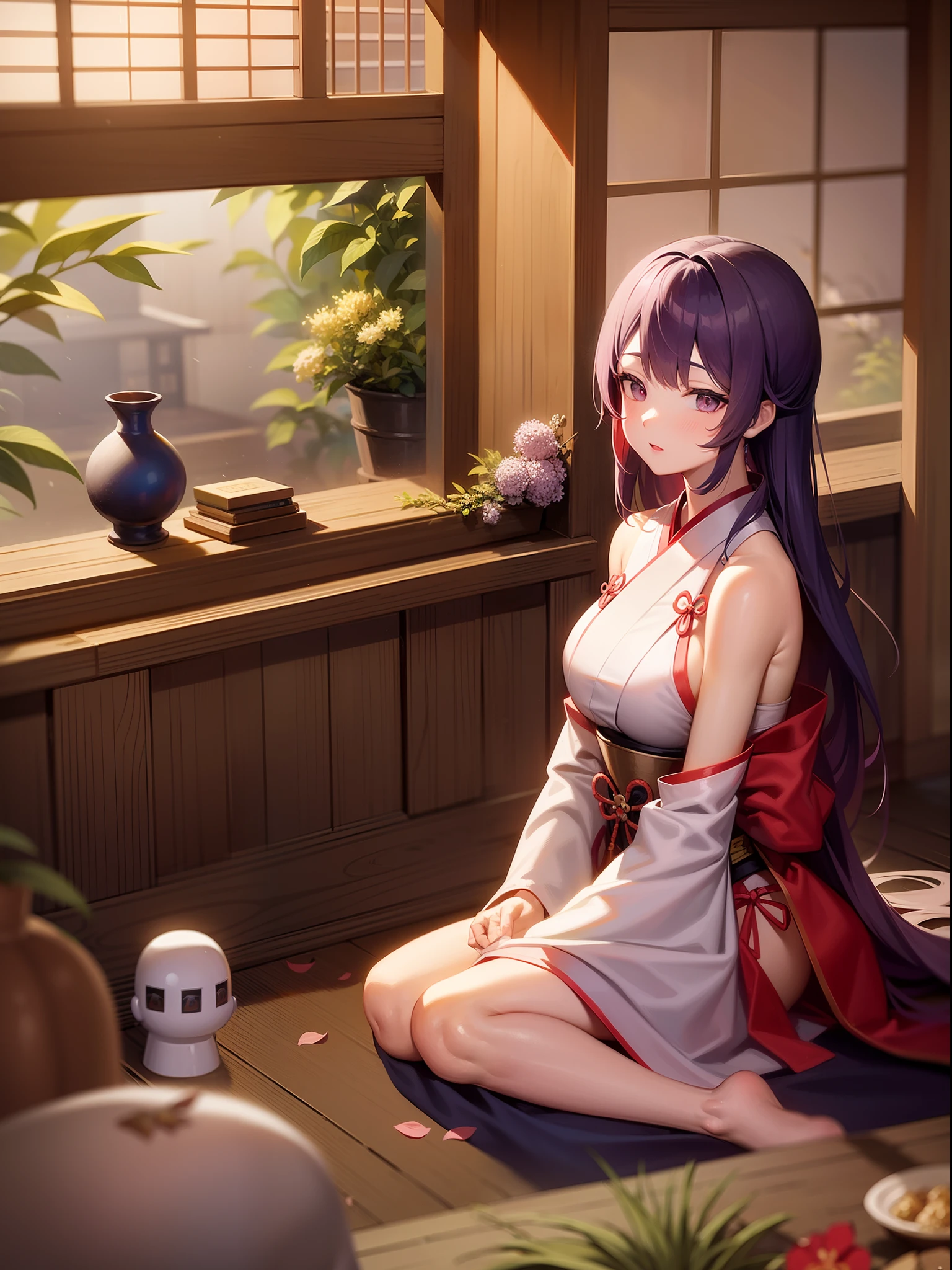 Heian period、The Tale of Genji、Mr. Light Source、Callicarpa japonica、