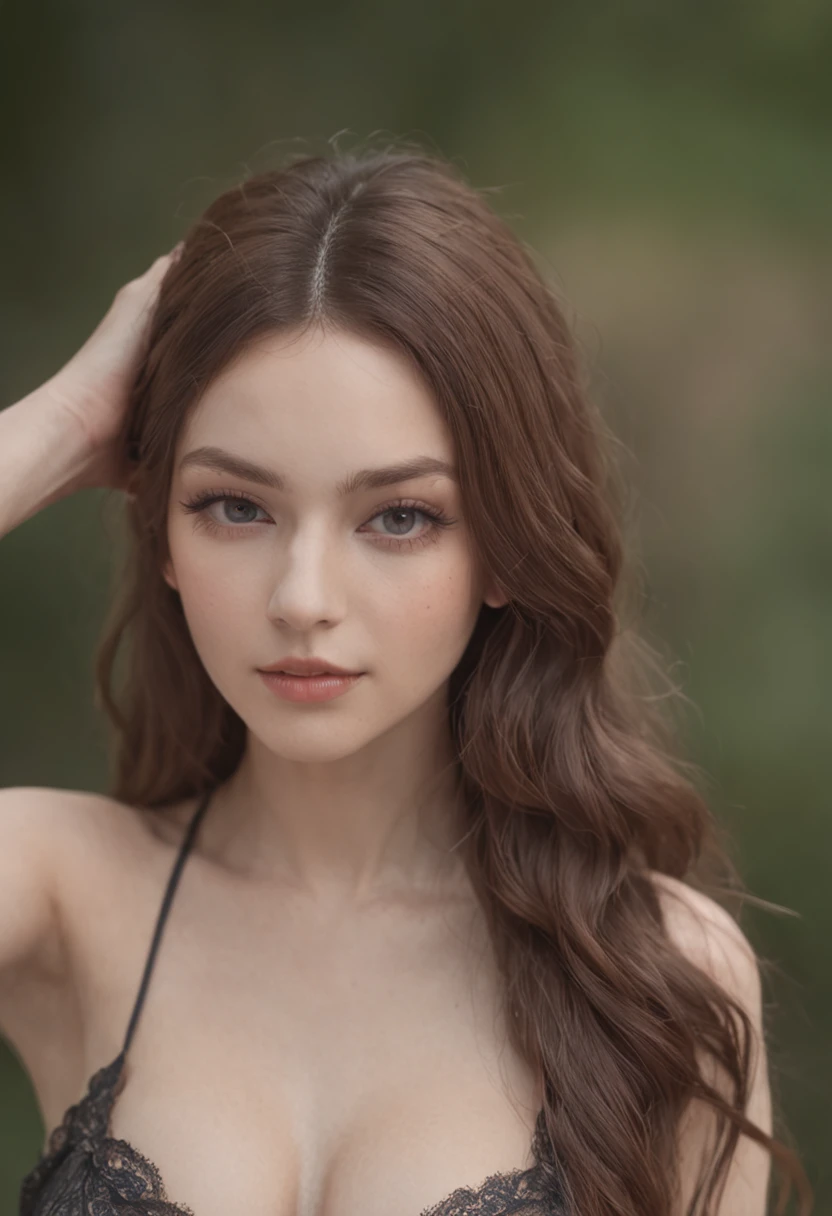 A young girl,long socks,Super detail,Anatomically correct,ccurate,huge tit,Cocked buttocks,Physical coordination,Photo portrait,slender thigh,Delicatemakeup,Superskirt