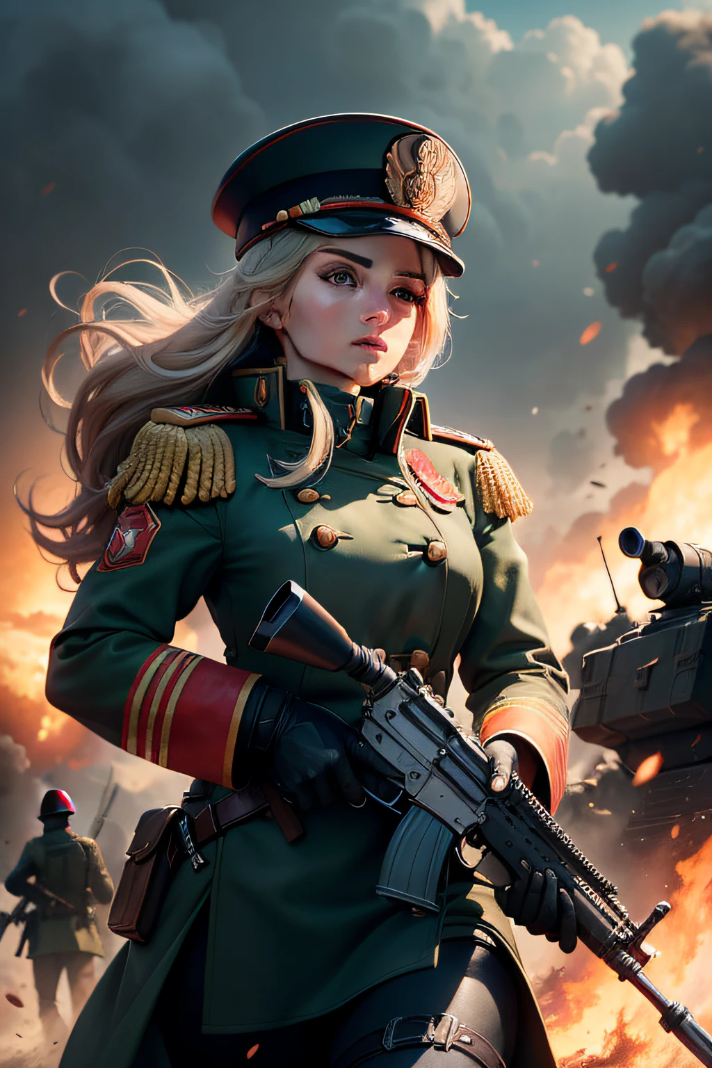 Antonio Danciu as Sunset Shimmer, a female character in a Schutzstaffel uniform.