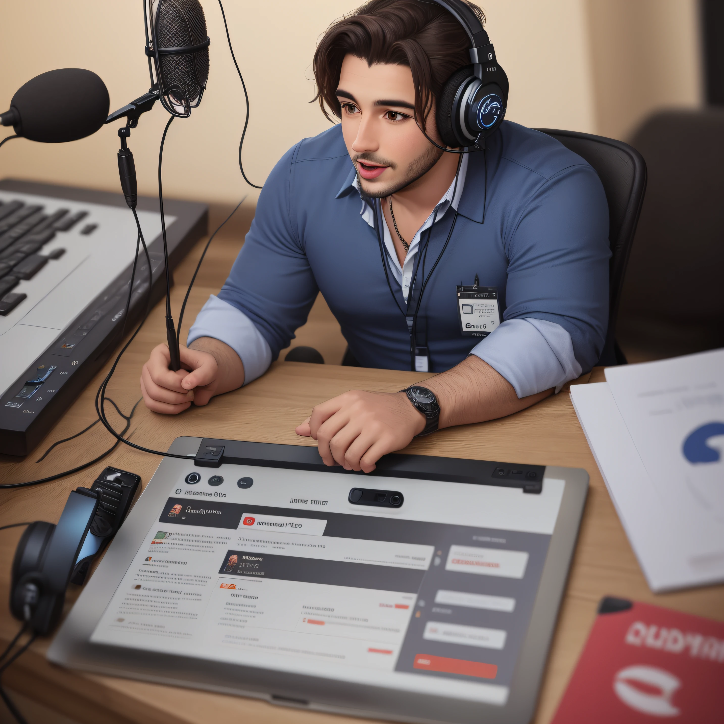 Apresentador de podcast