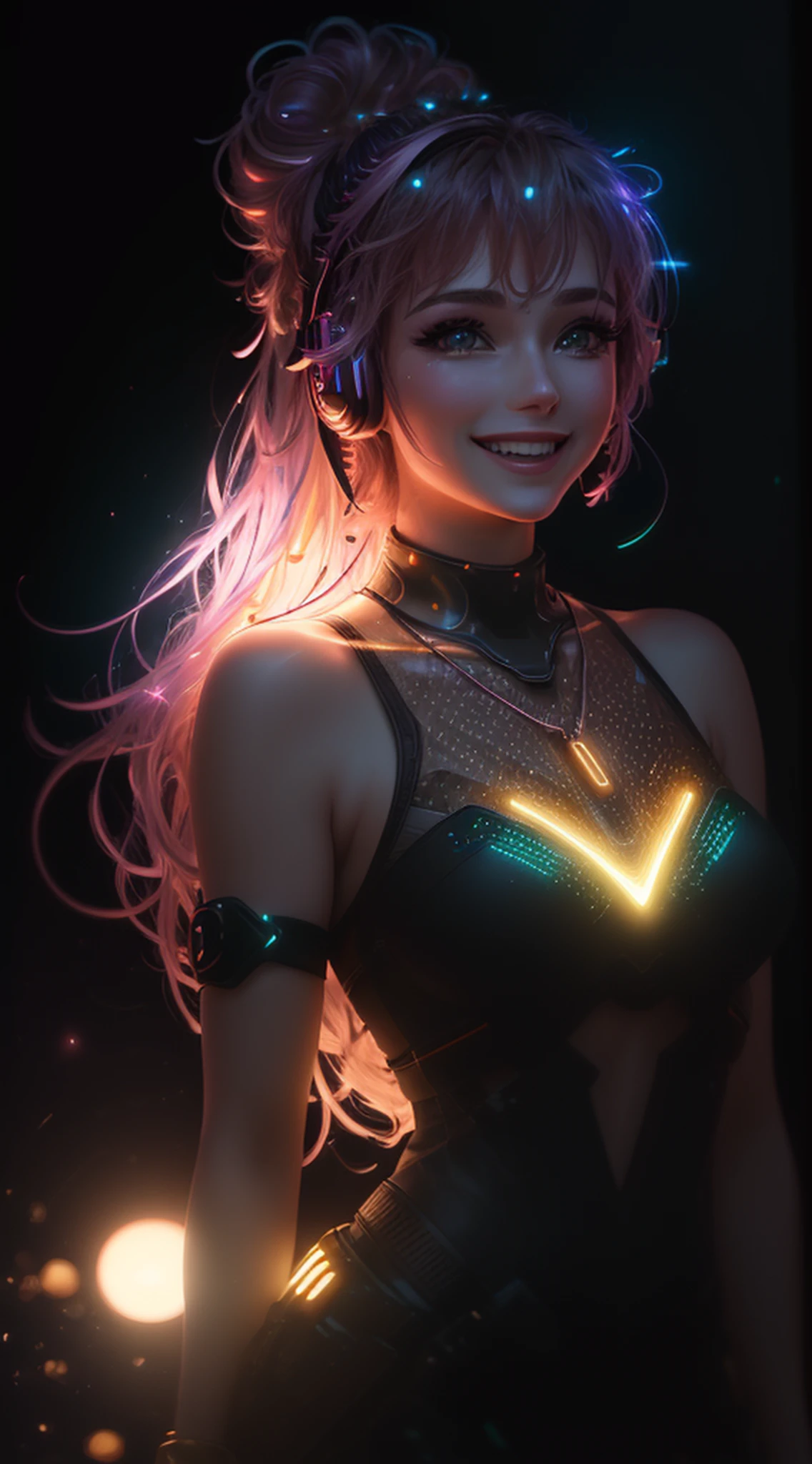 Fluorescent background