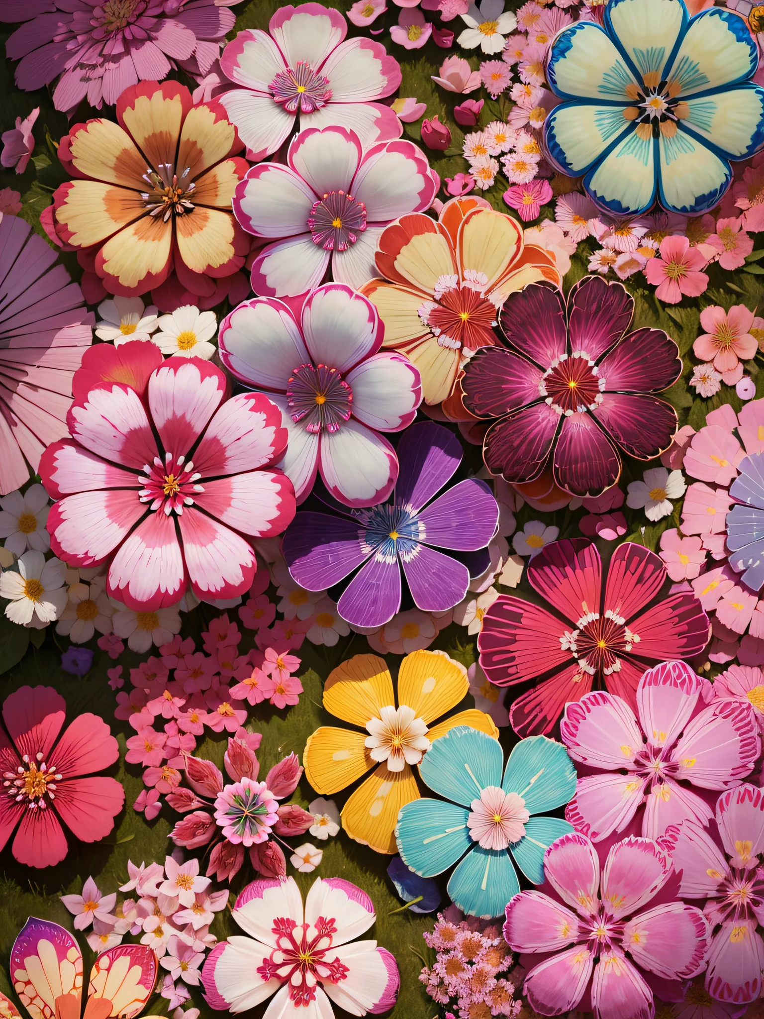 "((Multicolored + vibrant) * 1.3) kaleidoscope vision * 1.1, (sakura + flowers) * 1.2), realistic masterpiece of ultra-definition, unparalleled high resolution, perfection in quality. --en"