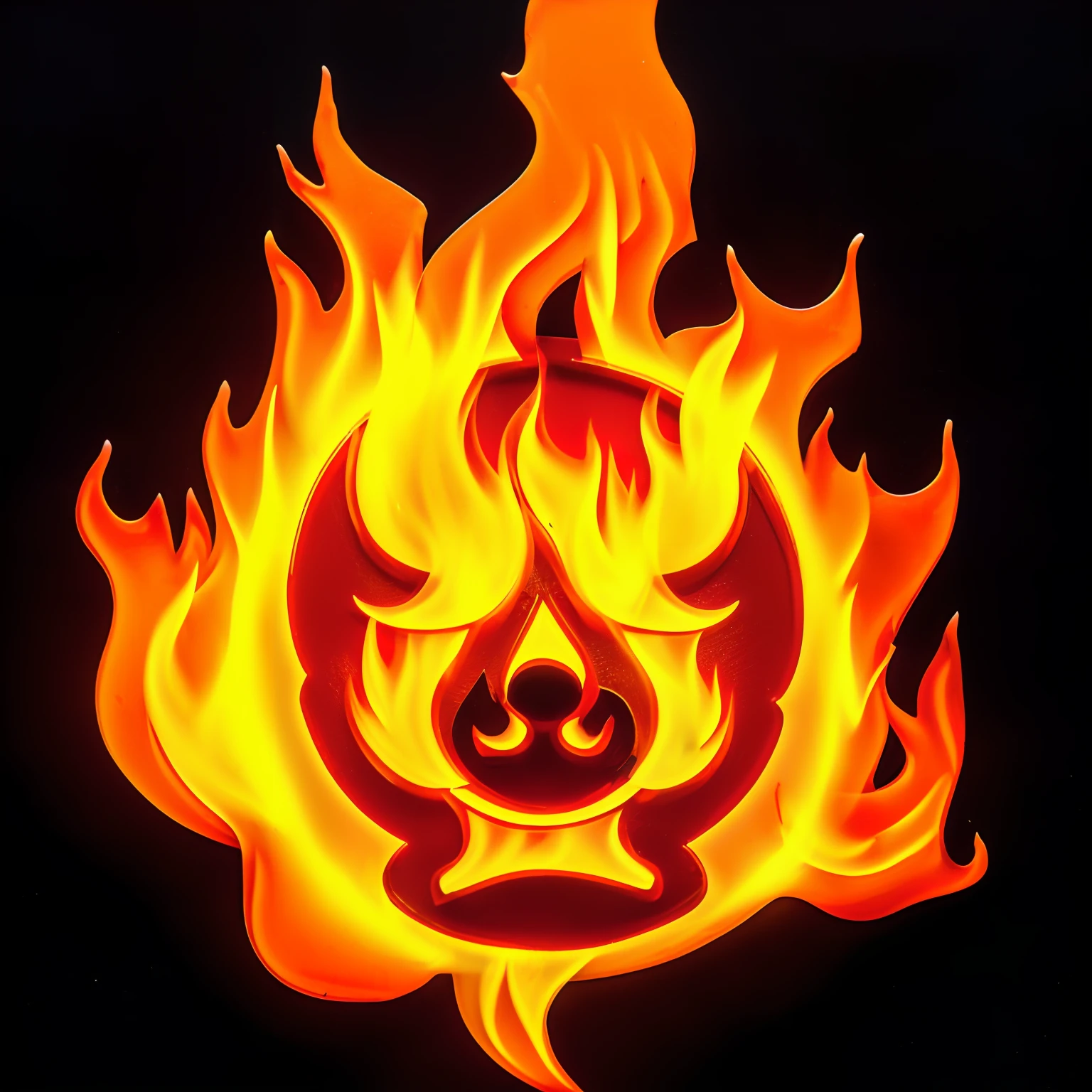 picture of a fire with a face, (fire), firey, flames, fire, flame, symbol, fire lit, single logo, the god of propane, large flames, fire warning label, arson, fires, flaming, tiny firespitter, ffffound, big flames, icon minimalisms, fire place roaring