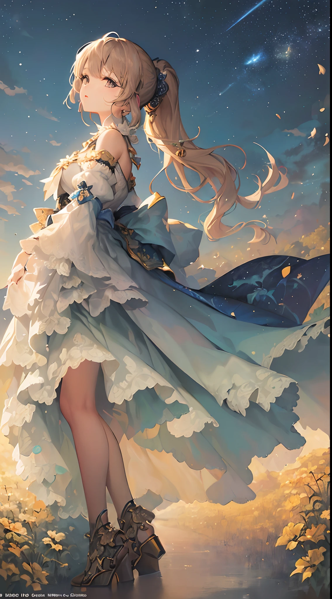 (masterpiece:1.3),(Highest quality:1.2),8k,Absurd,unity 8k wallpapper,(Very detailed:1.3),Highest Resolution,
One girl,floating hair, floating,( floating long dress:1.3),Jumping,See through, (cloud:1.2),(flight:1.2),Hello,(wing:1.2),(flower:1.2),Grass,sunlight, (floating cloth:1.4),water,(dynamic:1.2),splash,(splashing:1.2), (Jumping fish:1.2)