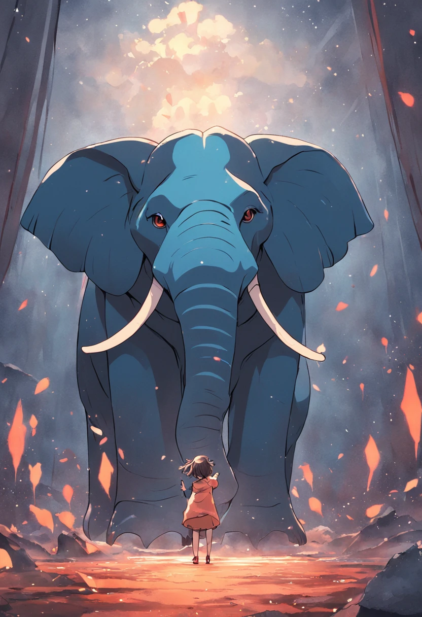 havia uma elefante, elefante com a trompa para cima, feliz, trompete, pintura SNES