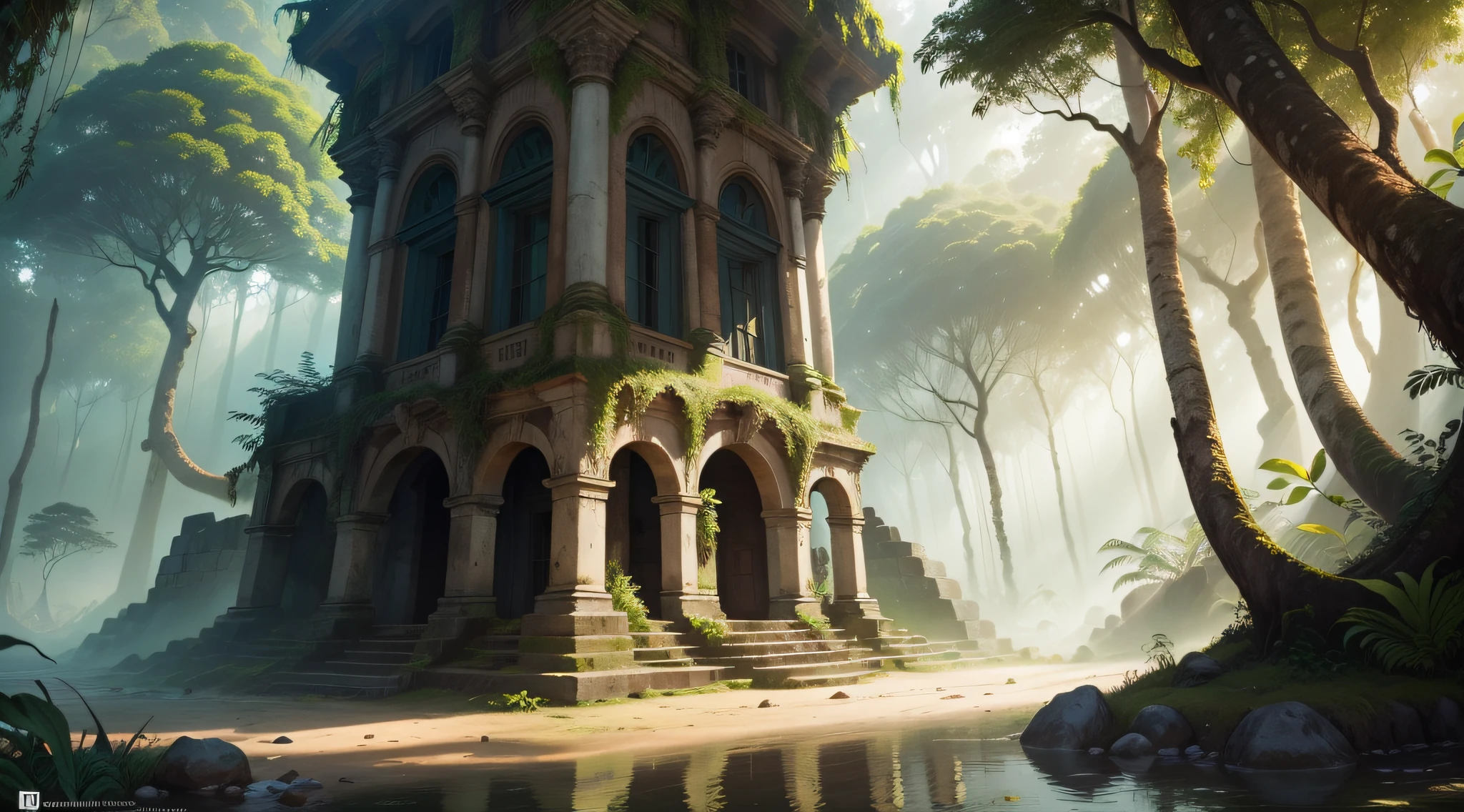 Enter the lush and mysterious Amazon Rainforest and unravel the secrets of a Lost City that emerges from the depths of the jungle, retratada em uma imagem gerada pela pintura IA do Sea Art. In this unique work of art, somos transportados para um mundo de magia e encantamento, where wild nature intertwines harmoniously with ancestral architecture. The Lost City reveals itself to our eyes as a hidden refuge, Shrouded in lush vegetation and mystery. Torres antigas e templos sagrados emergem da densa floresta, silent witnesses of the past and guardians of ancestral knowledge. The color palette used in the image is a symphony of earthy tones and vibrant greens. The deep green of the leaves of the trees blends with the ochre colors of the old buildings, criando uma harmonia visual que nos convida a explorar cada canto dessa cidade encantada. Sunlight filters through the treetops, creating a play of light and shadow that gives a sense of mystery and wonder. Rays of sunshine fall on the ancient ruins, revealing intricate architectural details and carved inscriptions that tell long-forgotten stories. The wildlife of the Amazon rainforest surrounds the Lost City, as if invisible guardians protected her. Macacos saltam de galho em galho, enquanto papagaios coloridos voam em meio aos templos antigos, Trazendo energia e vida para a cena. Ao contemplar essa imagem gerada pela pintura IA do Sea Art, We are transported to a world of mystery and adventure. We feel the call of wild nature and find ourselves immersed in the grandeur of the Amazon Rainforest and the majesty of the Lost City. Essa imagem nos convida a explorar o desconhecido, unravel the secrets of this forgotten city and immerse yourself in the cultural and historical richness it holds. Connecting with the force of nature and the wisdom of the past, awakening in us a sense of wonder and magical respect that exists in the heart of the Amazon Rainforest